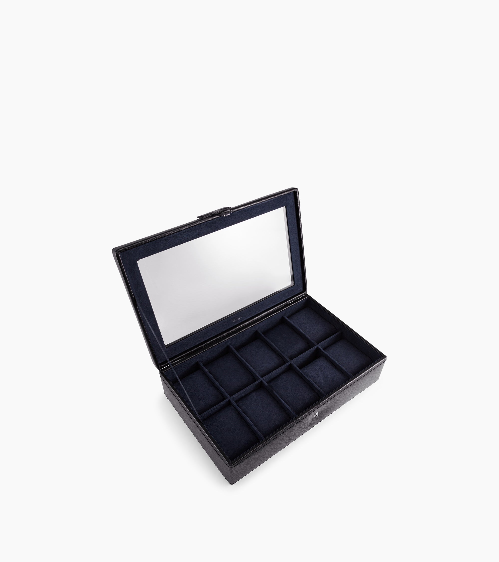 Estuche de piel para 10 relojes de pulsera