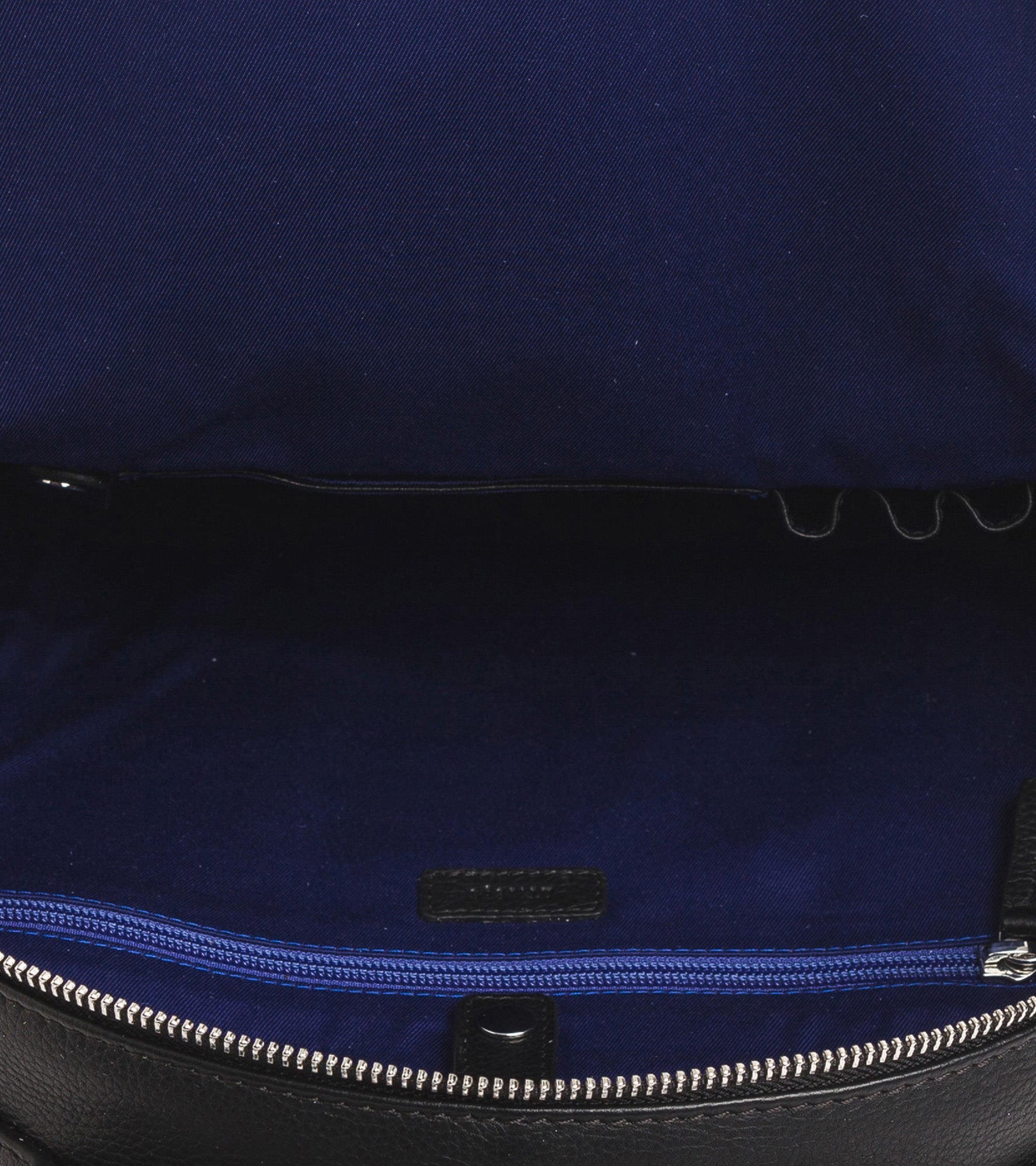 Mochila con cremallera Charles de piel texturizada