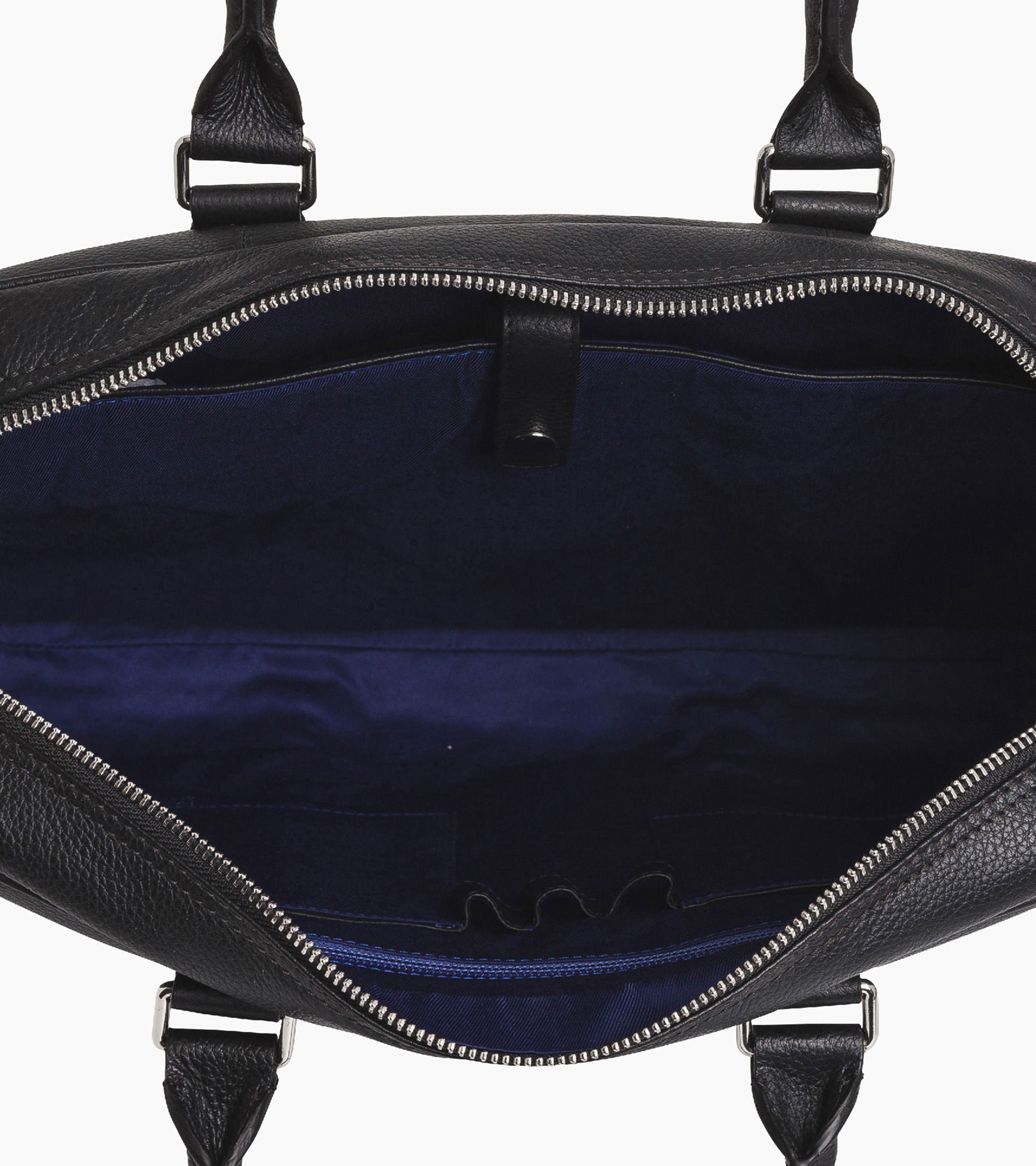 Porta documentos de 15 Charles en cuero granulado tamaño mediano