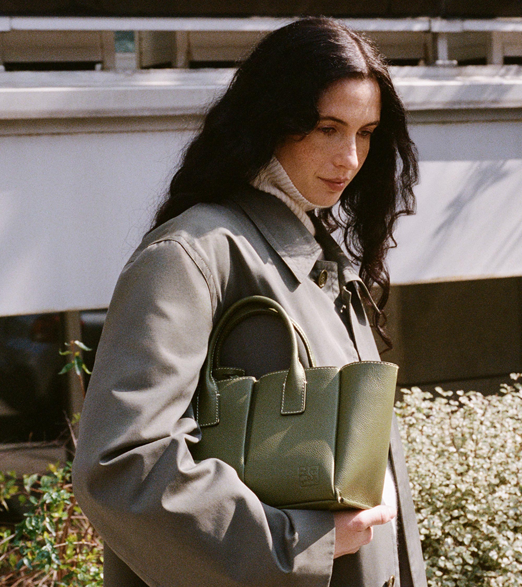 Pequeño bolso Elena de cuero texturizado