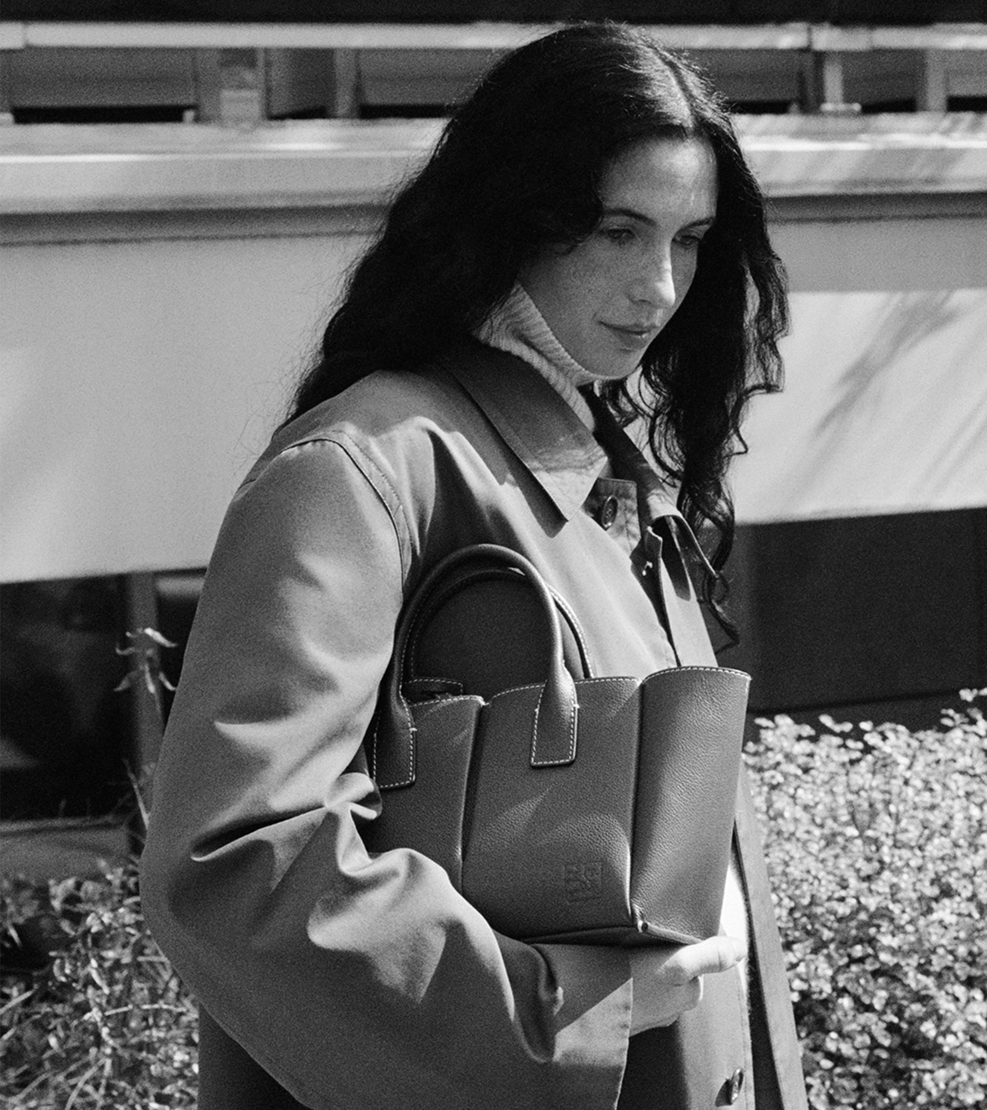 Pequeño bolso Elena de cuero texturizado