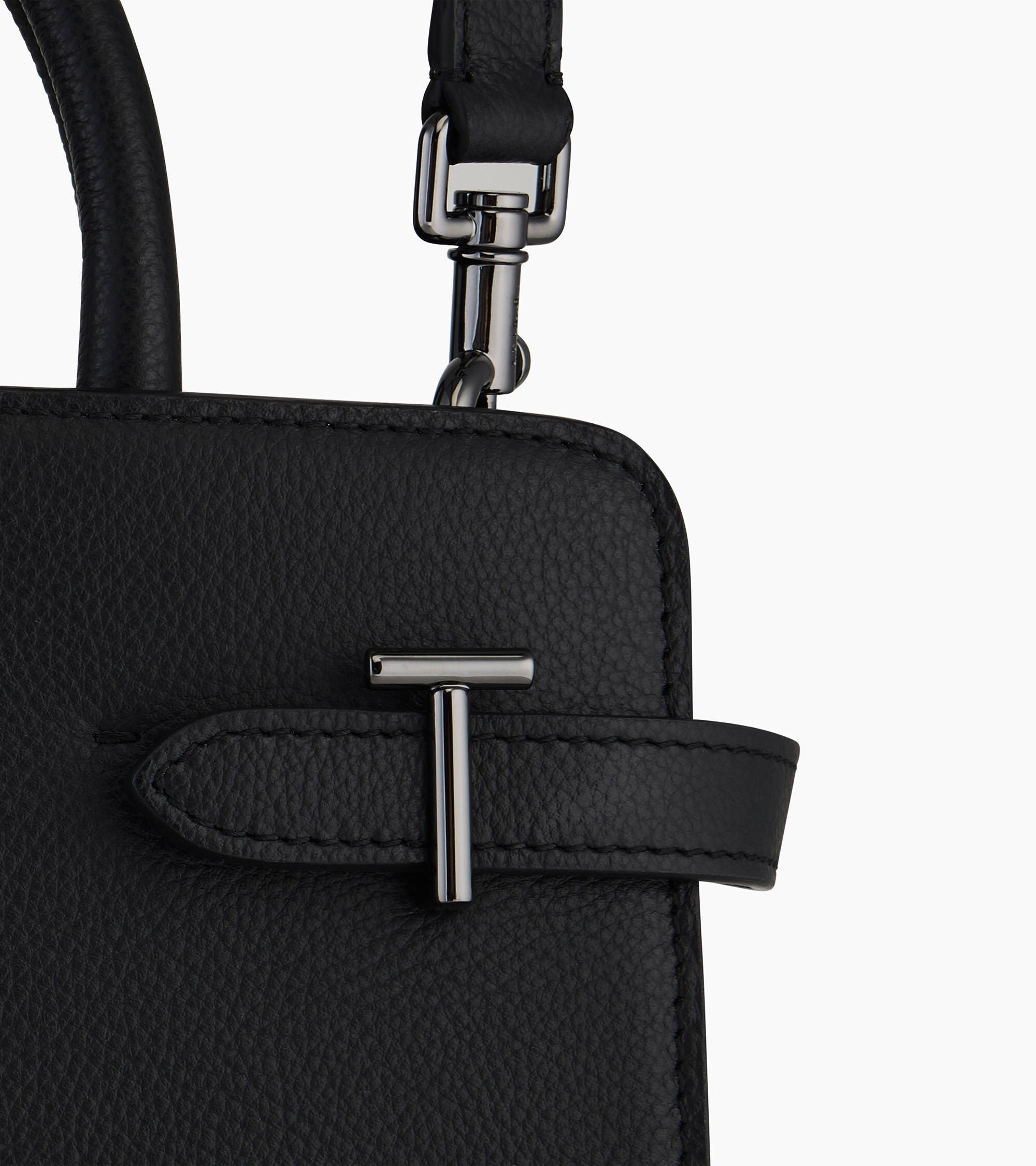 Bolso mediano Emilie de piel texturizada