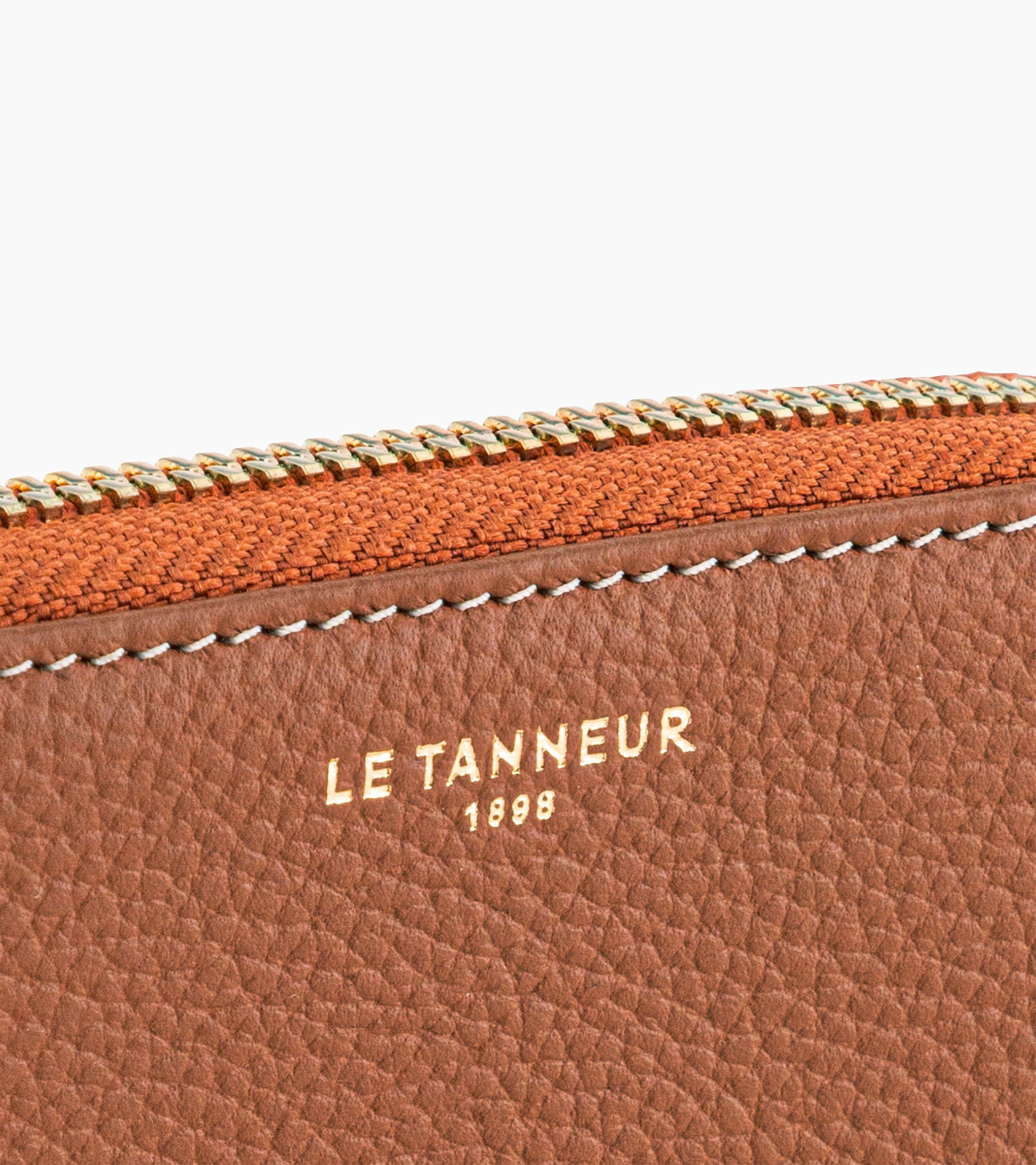 Monedero Emilie de piel texturizada