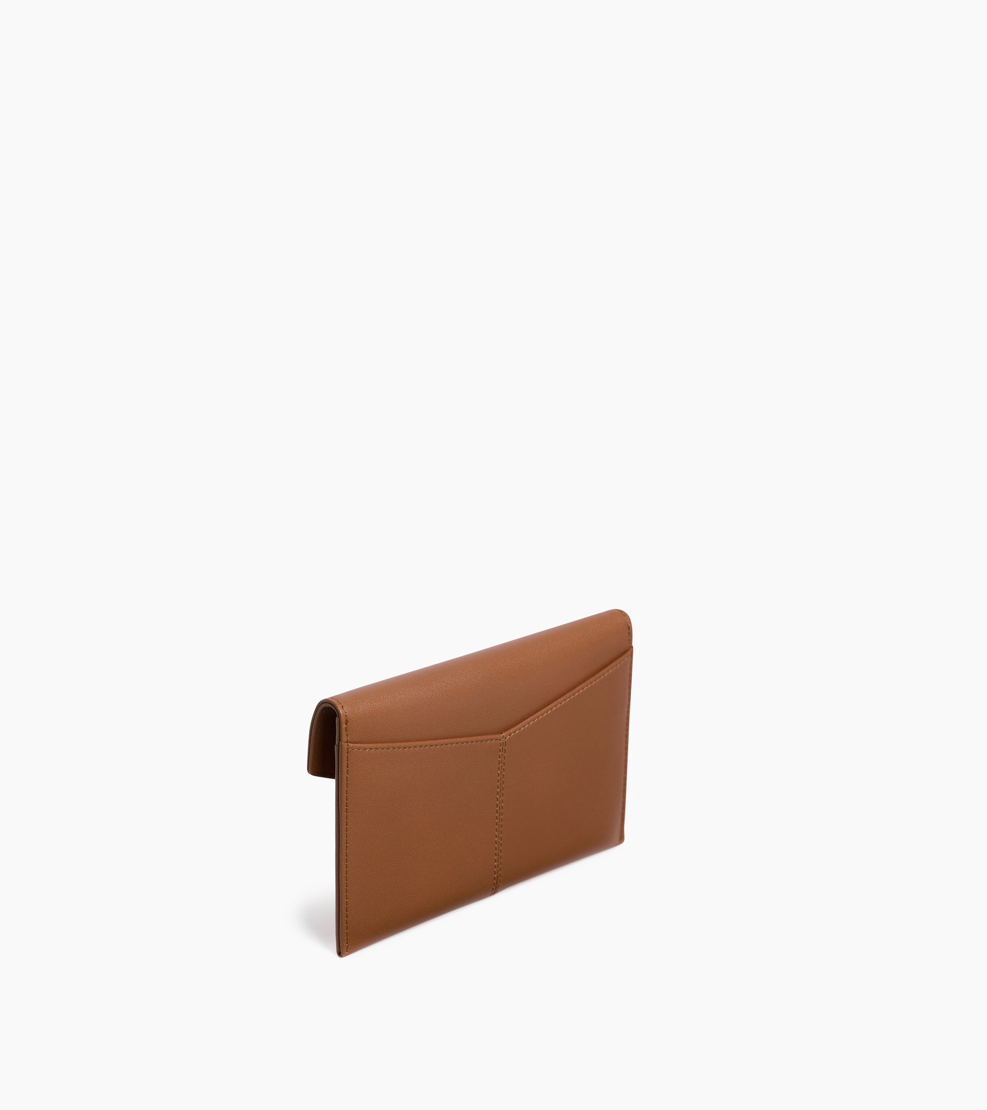 Pochette enveloppe moyen modèle Paulette en cuir lisse