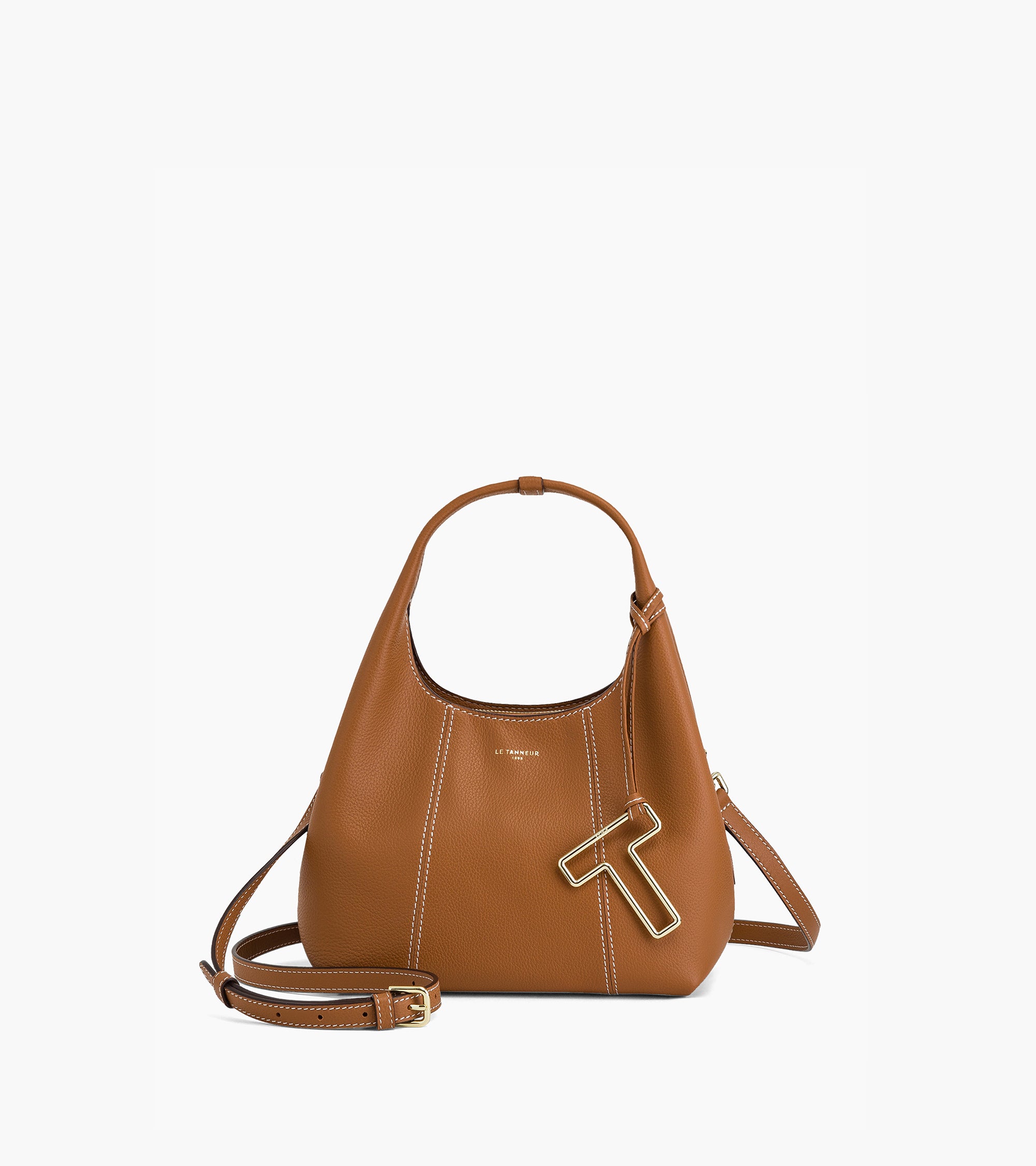 Kleine Handtasche Juliette aus genarbtem Leder