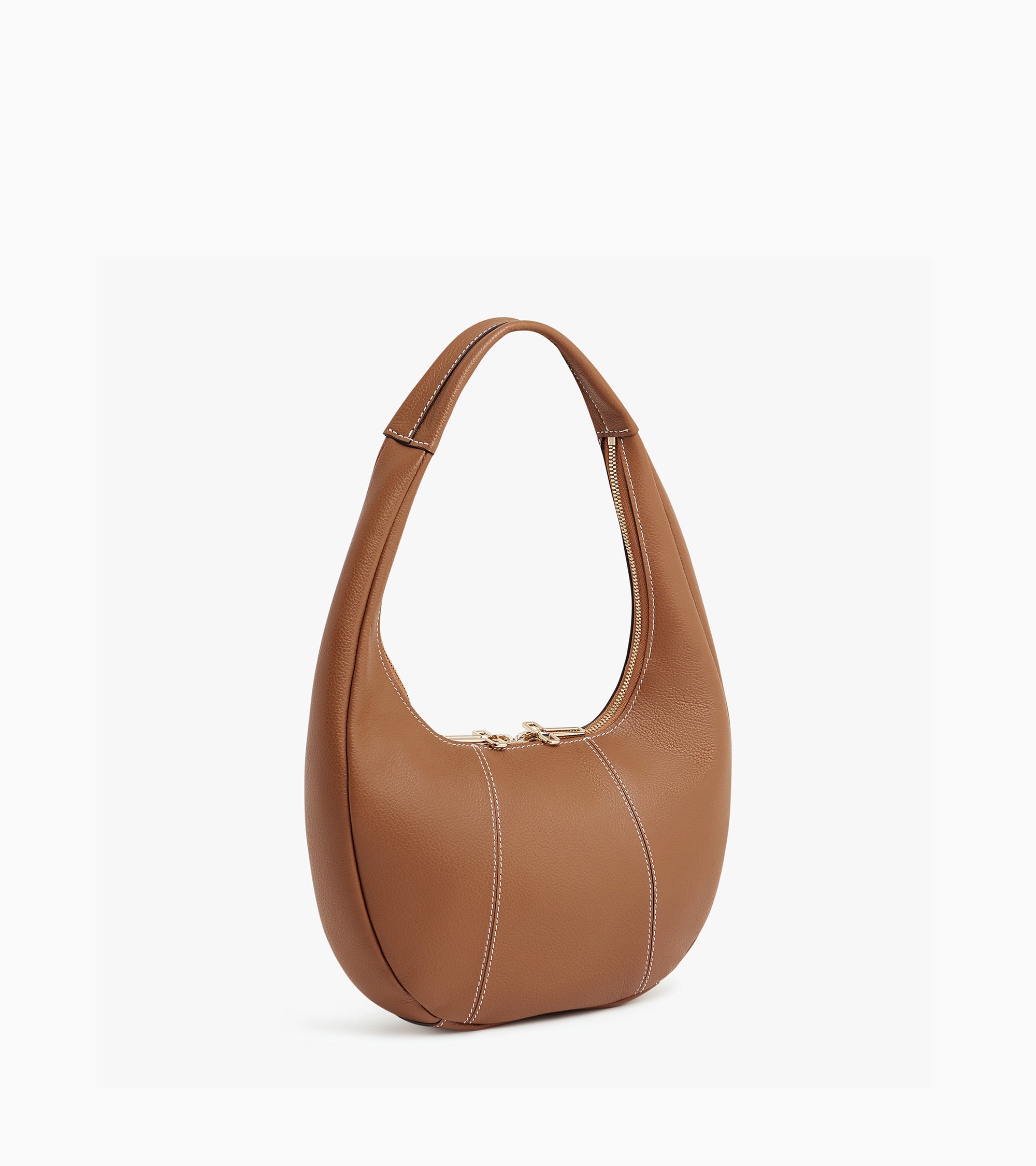 Bolso hobo mediano modelo Juliette de cuero granulado