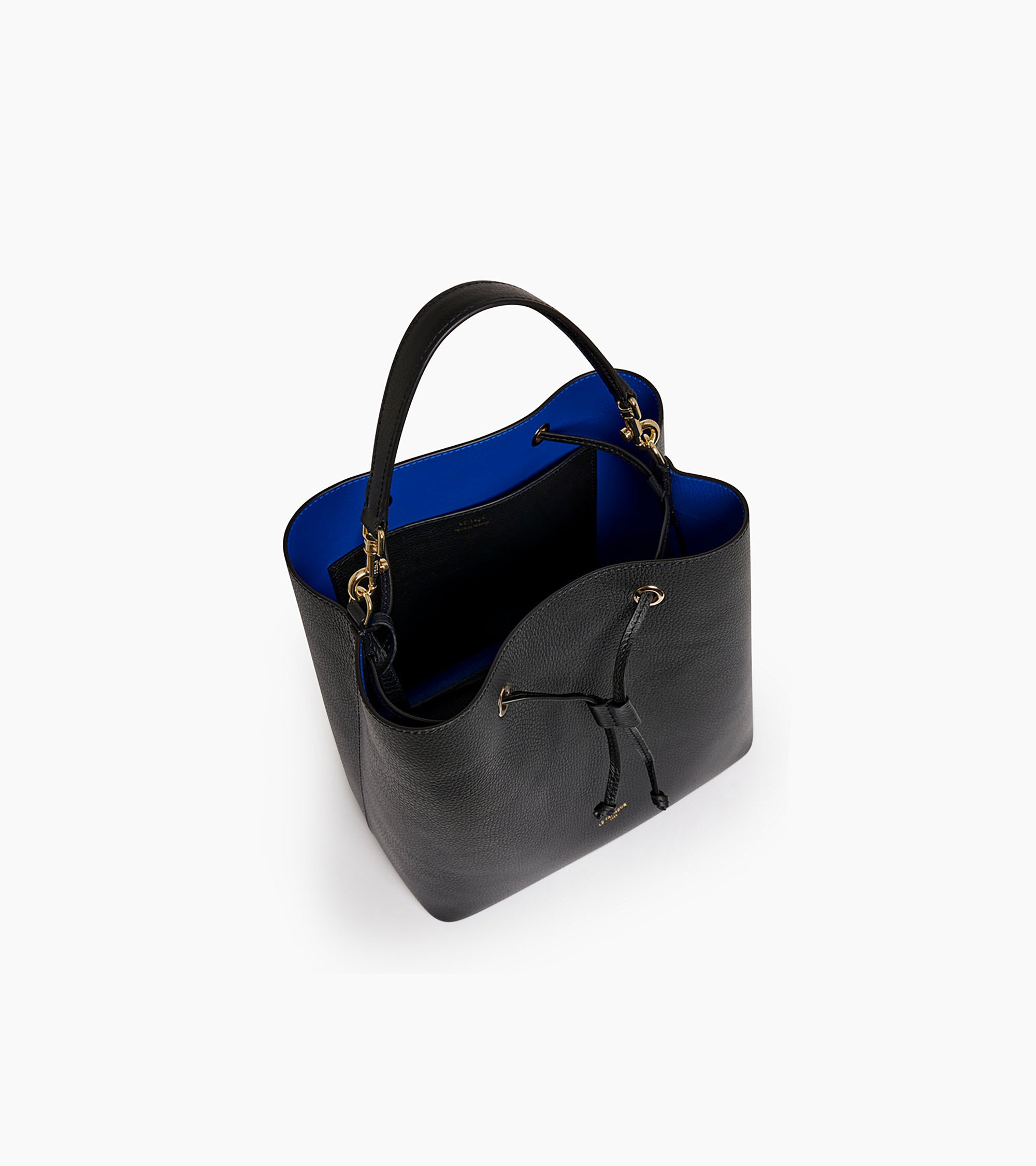 Bolso cubo grande Louise de piel texturizada