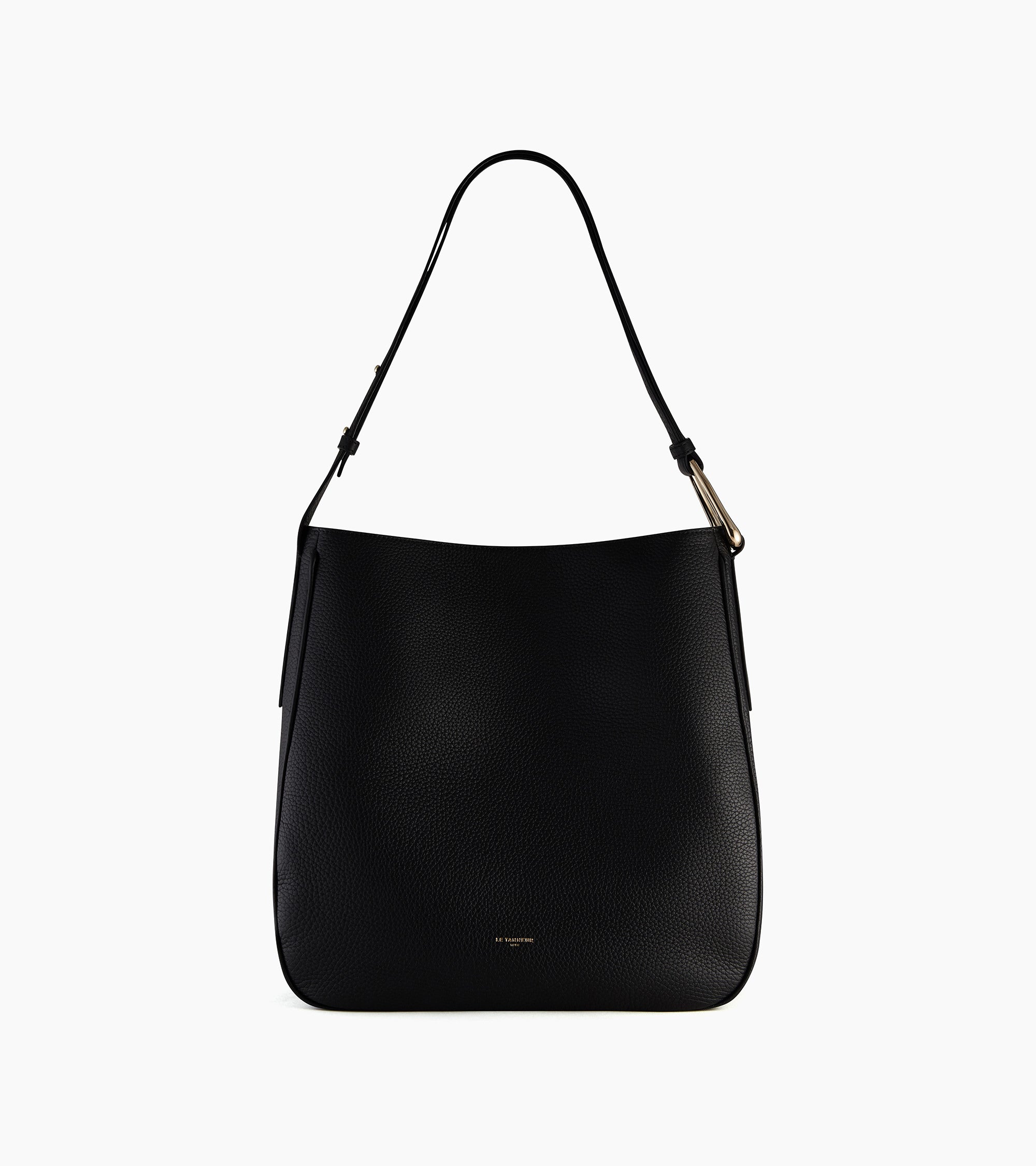 Gran bolso hobo Madeleine en cuero de ternero graneado