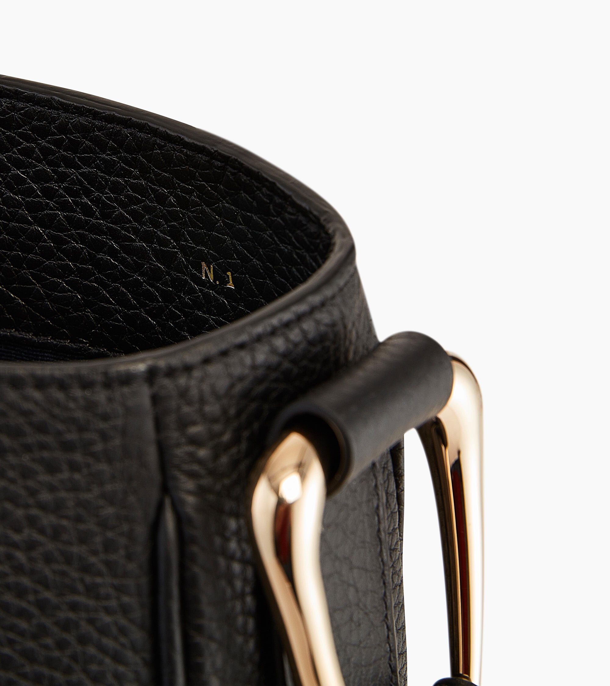 Gran bolso hobo Madeleine en cuero de ternero graneado