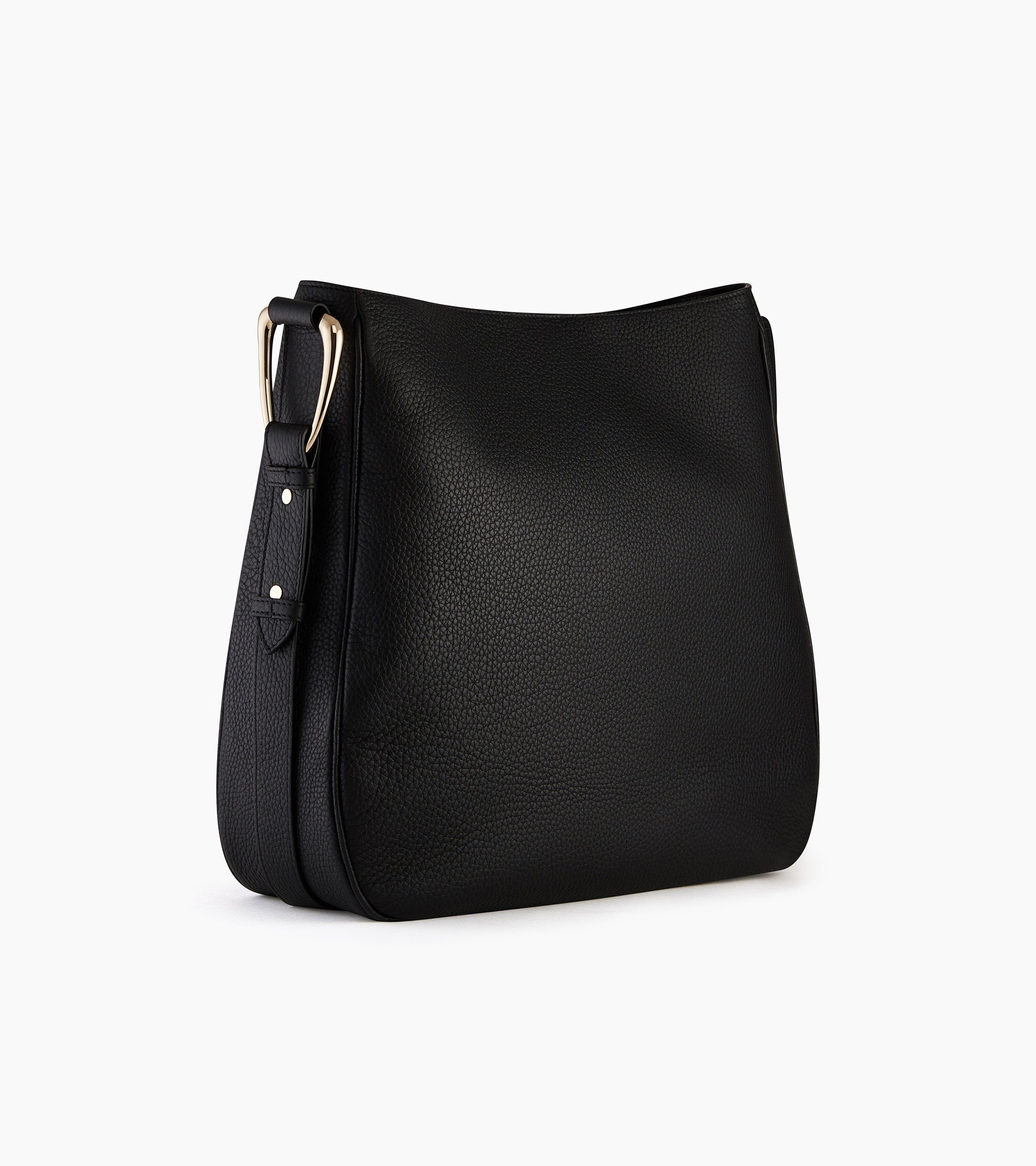 Gran bolso hobo Madeleine en cuero de ternero graneado