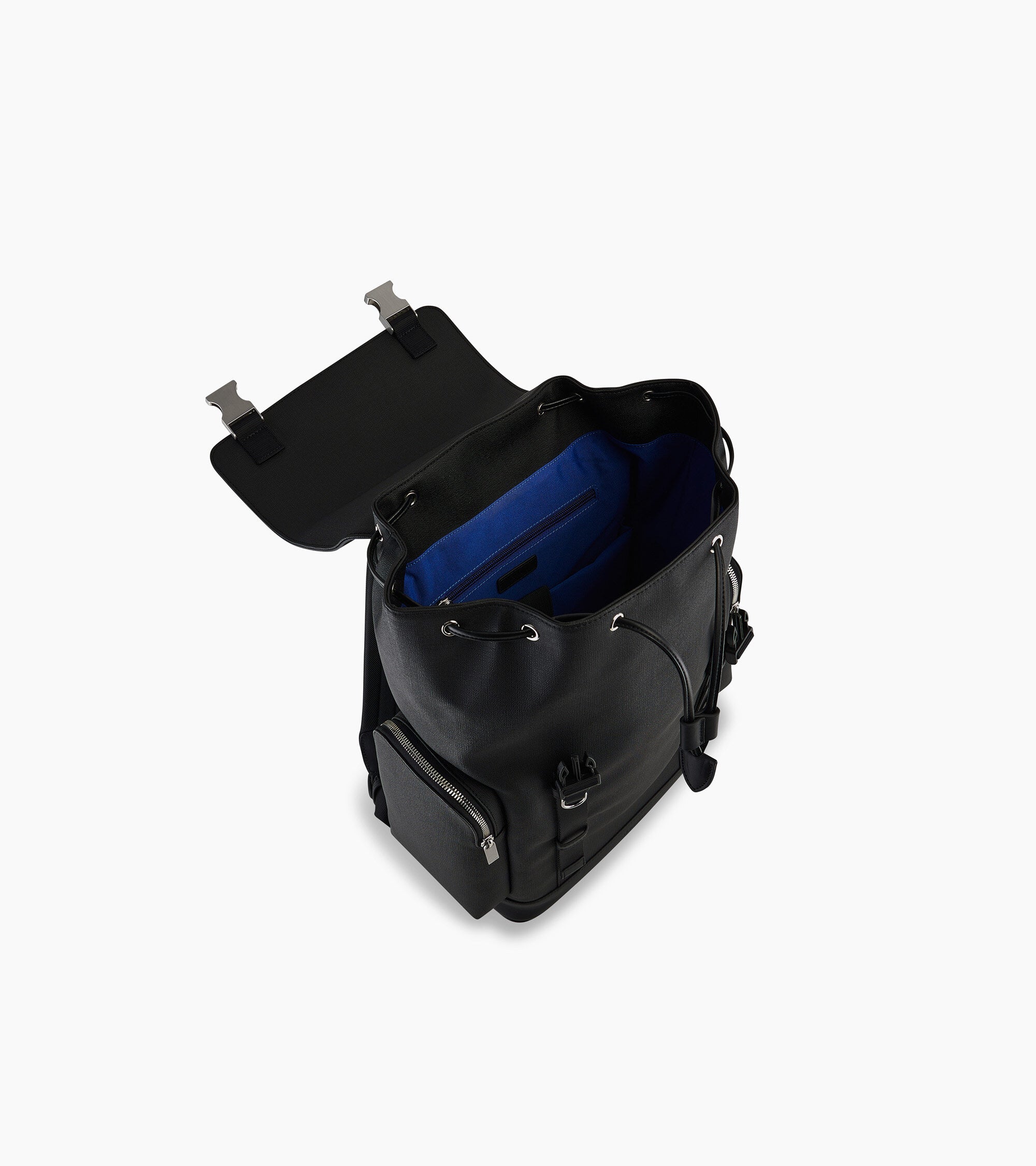 Mochila con solapa Maurice de tela revestida