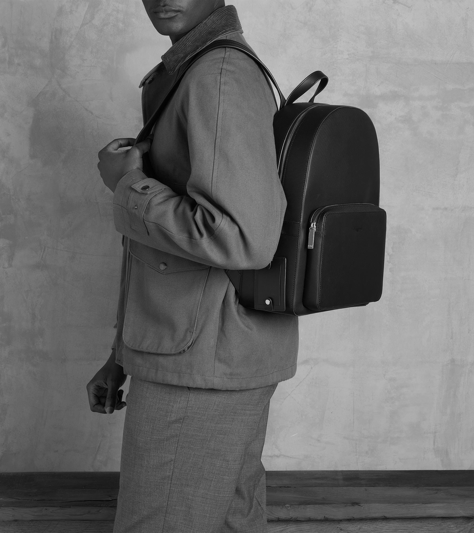 Mochila Emilie de piel signature T