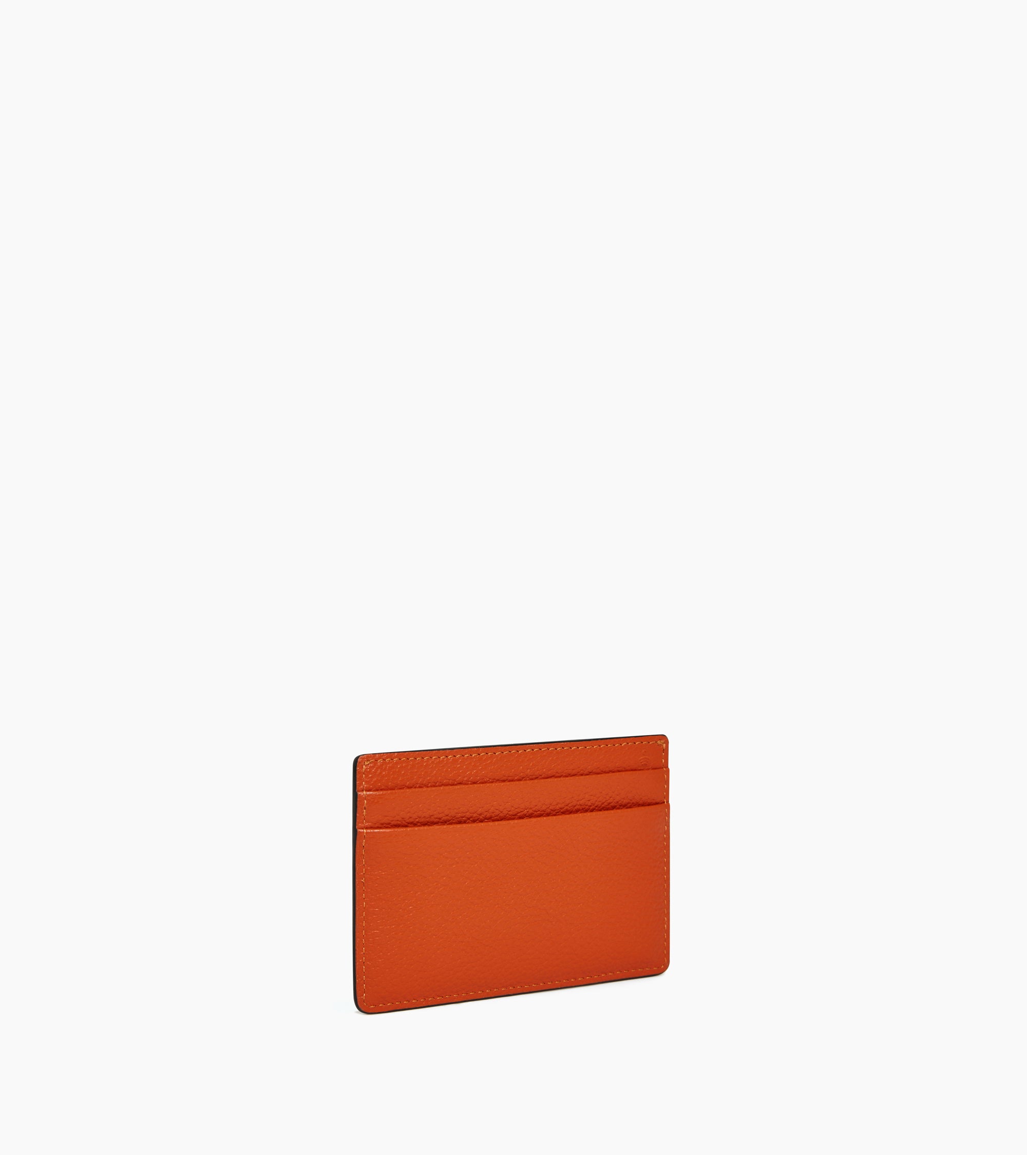 Emile card holder in grained leather