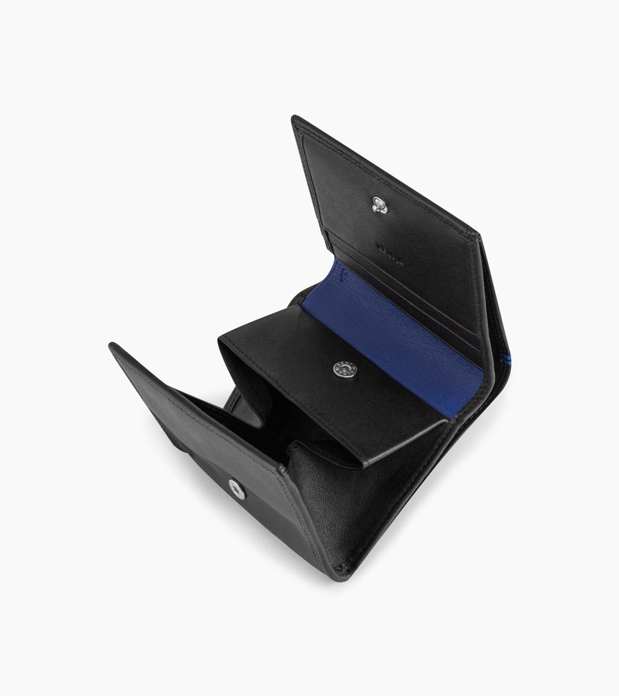 Monedero tipo caja con billetero Martin de piel lisa