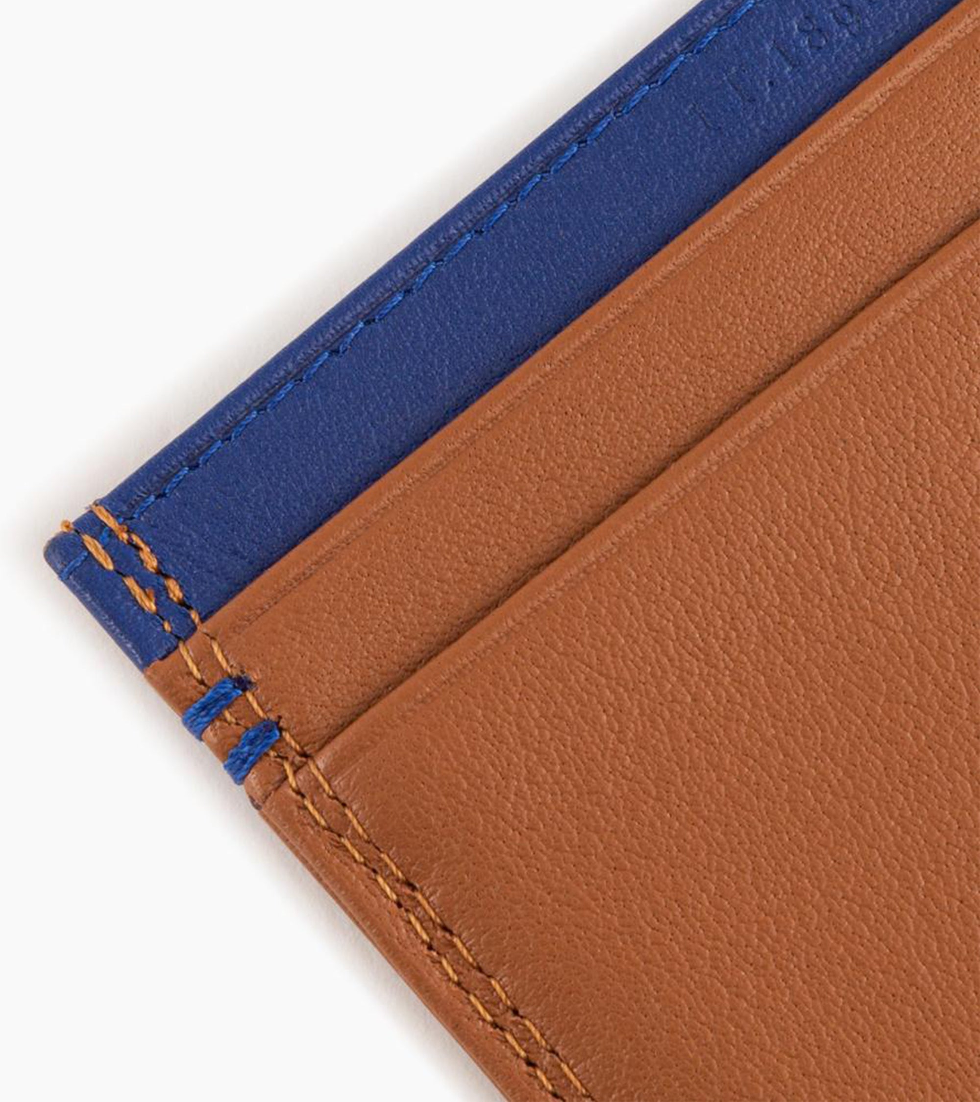 Tarjetero Martin de piel lisa