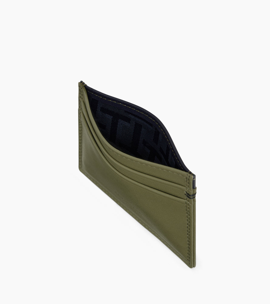 Tarjetero Martin de cuero liso