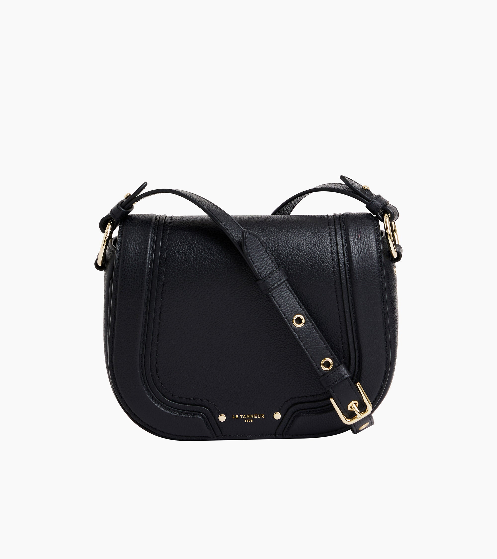 Ella medium crossbody bag in grained leather