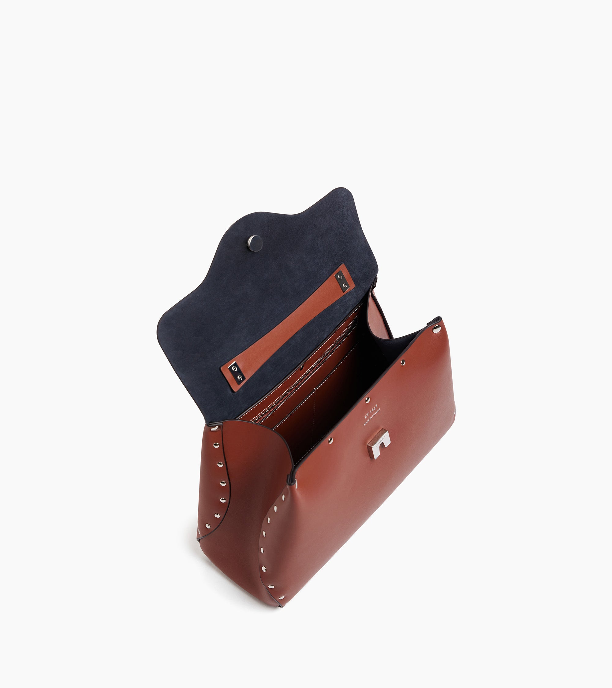 Bolso mediano modelo Sin Costuras de cuero liso