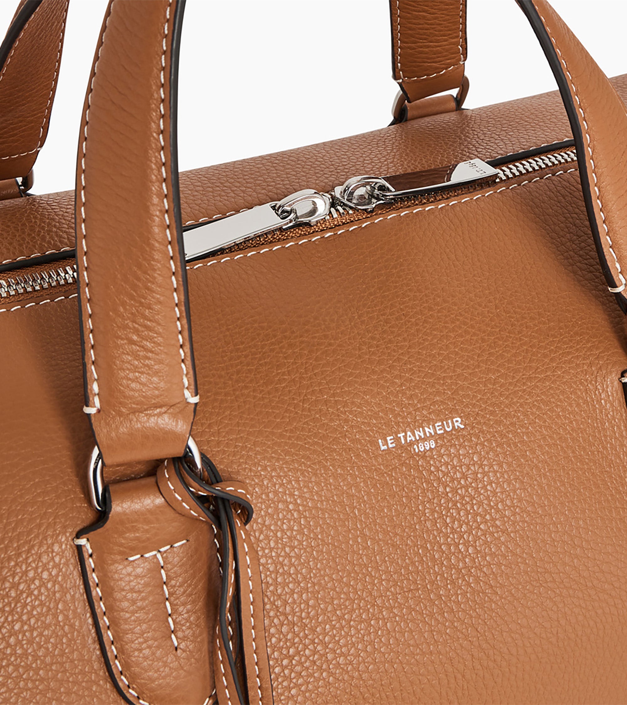 Bolsa de viaje 24 horas Romy de cuero granulado