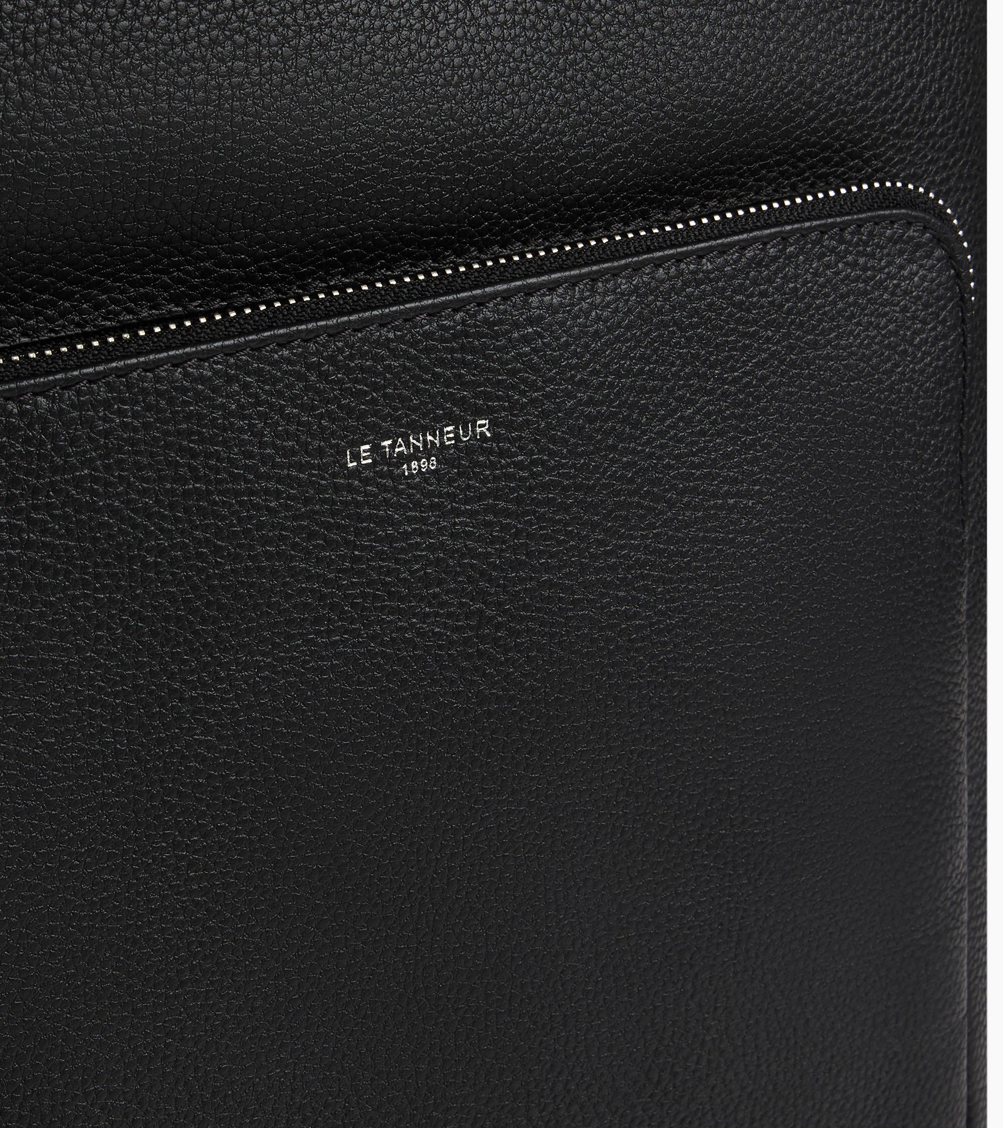 Mochila business con cremallera Sophie de piel texturizada