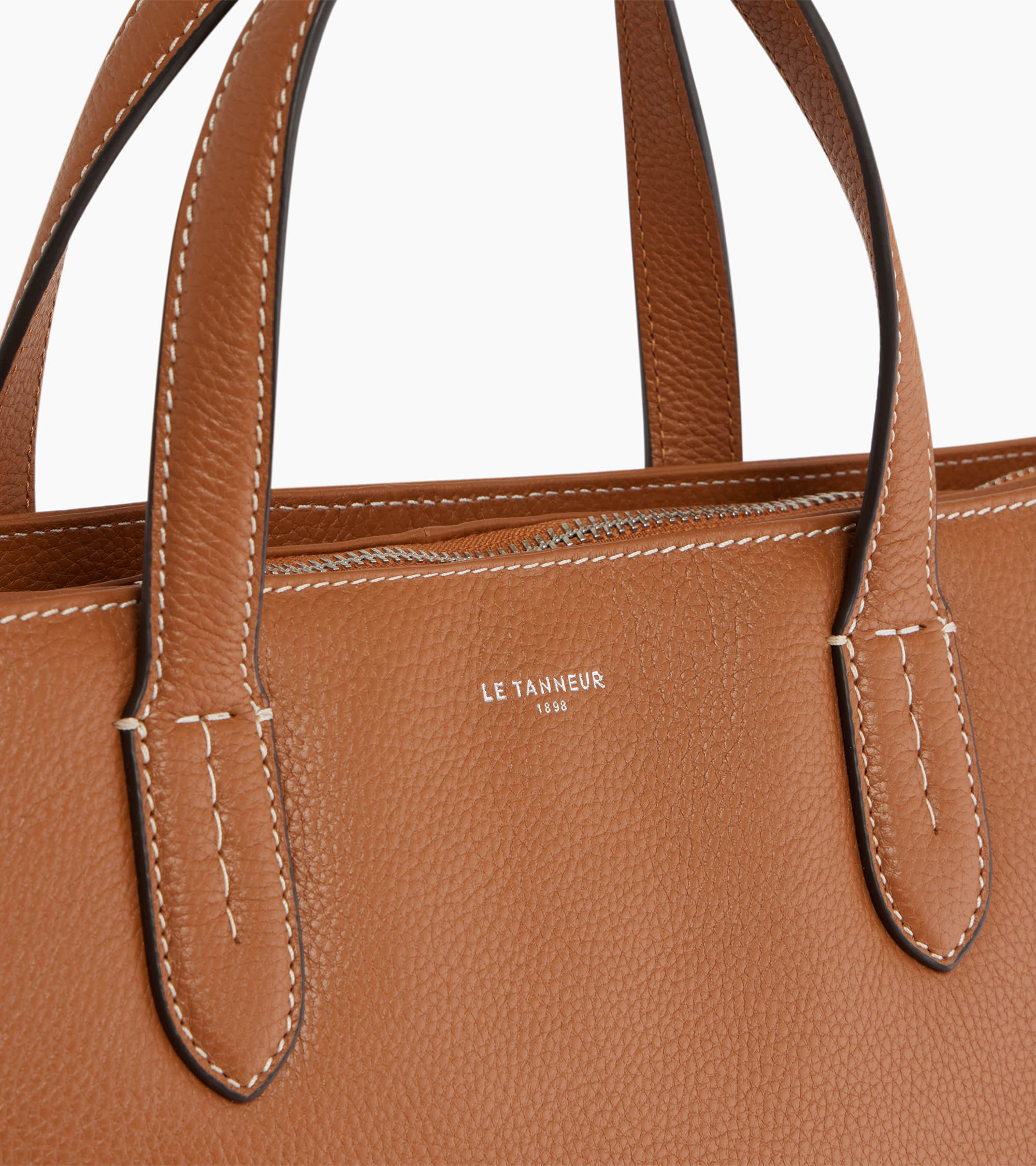 Portadocumentos de 15 con 1 fuelle Sophie de cuero granulado