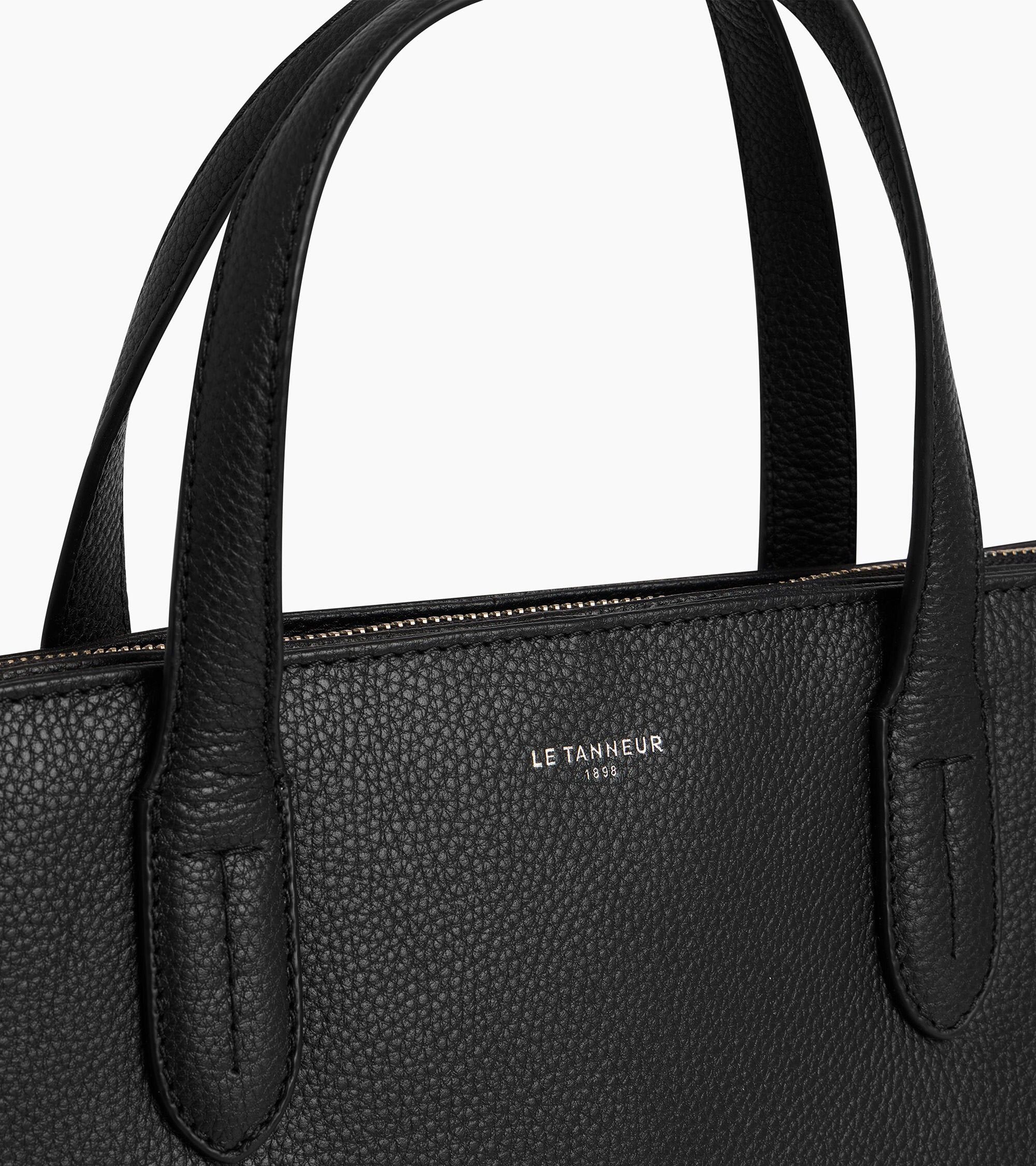 Portadocumentos de 15 con 1 fuelle Sophie de cuero granulado