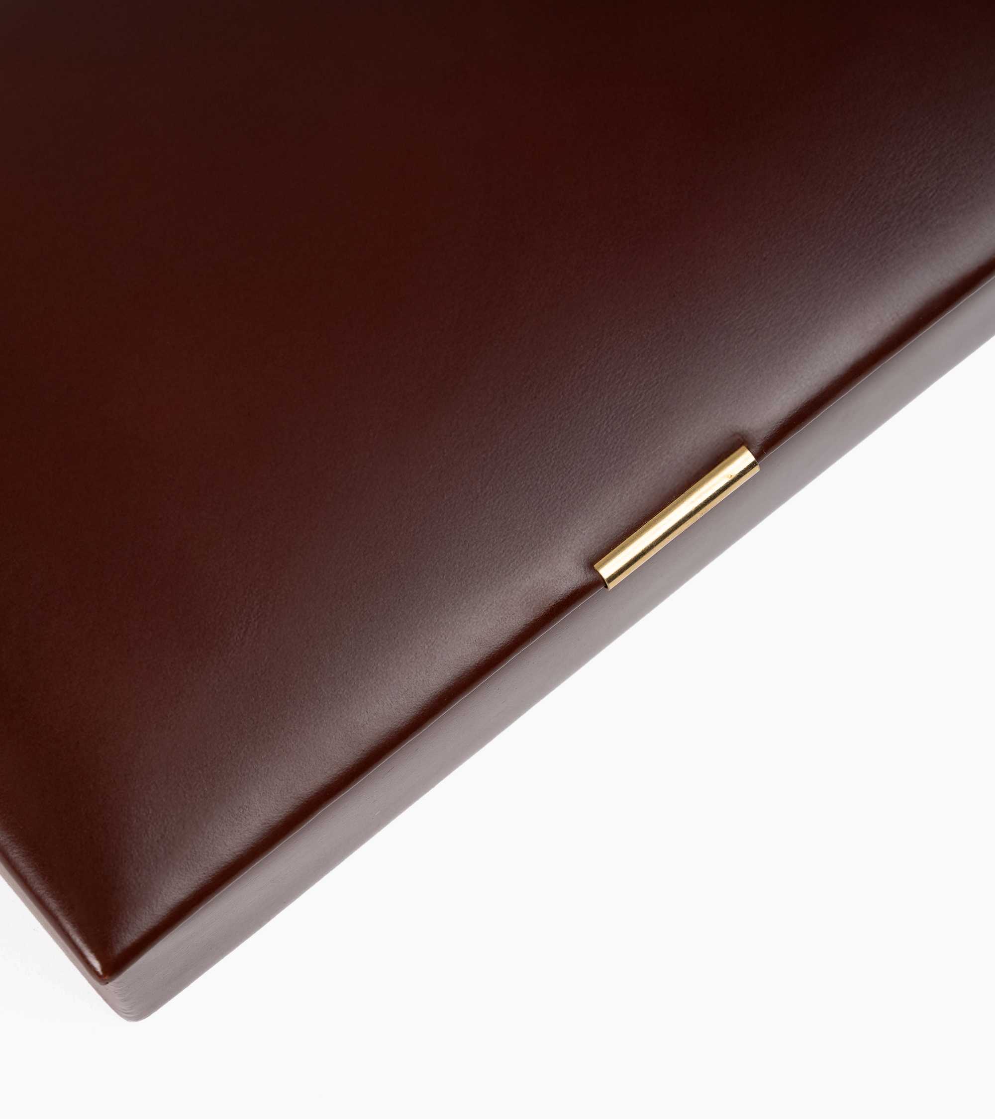 Estuche para juegos de bridge modelo pequeño de piel