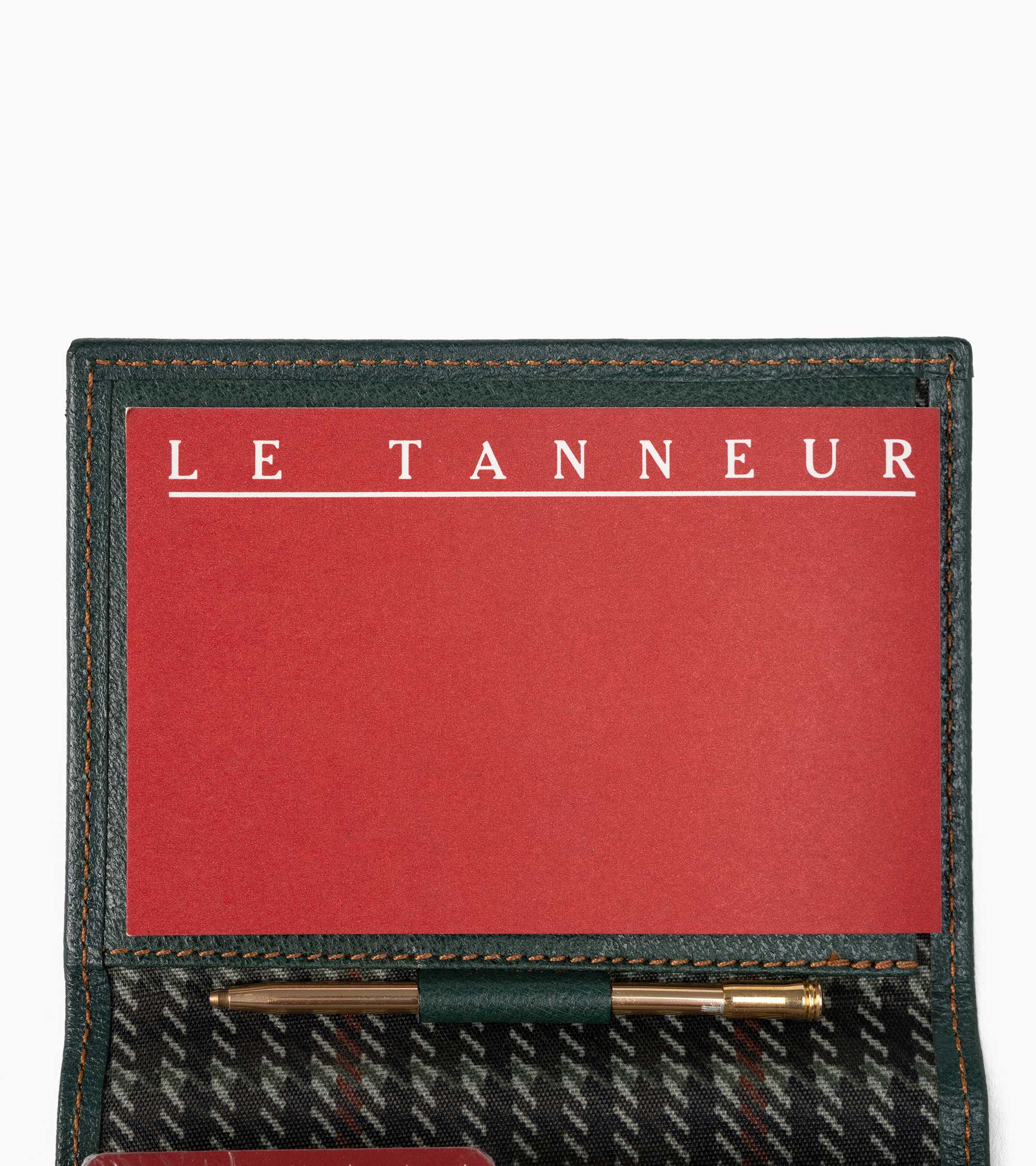 Estuche de cartas para bridge modelo pequeño de piel