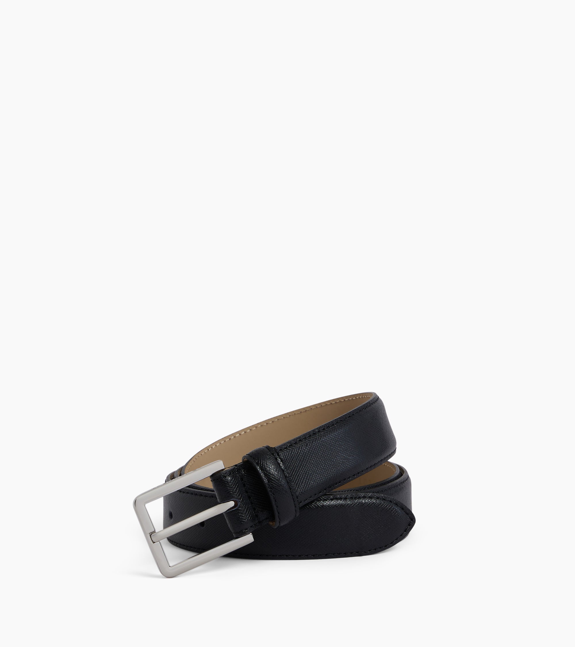 Ceinture homme avec boucle rectancle en cuir liégé