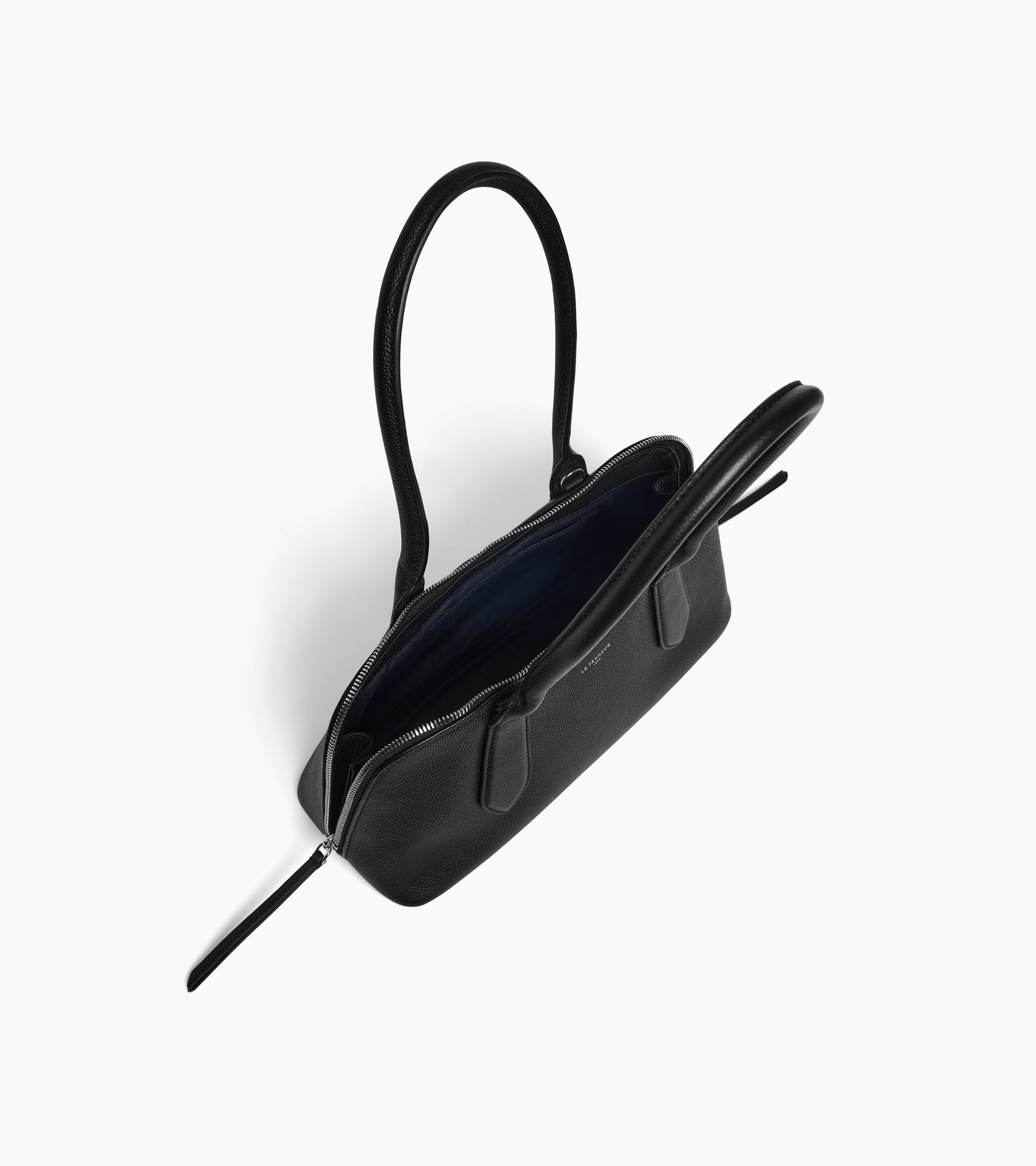 Apolline bowling bag in grained leather