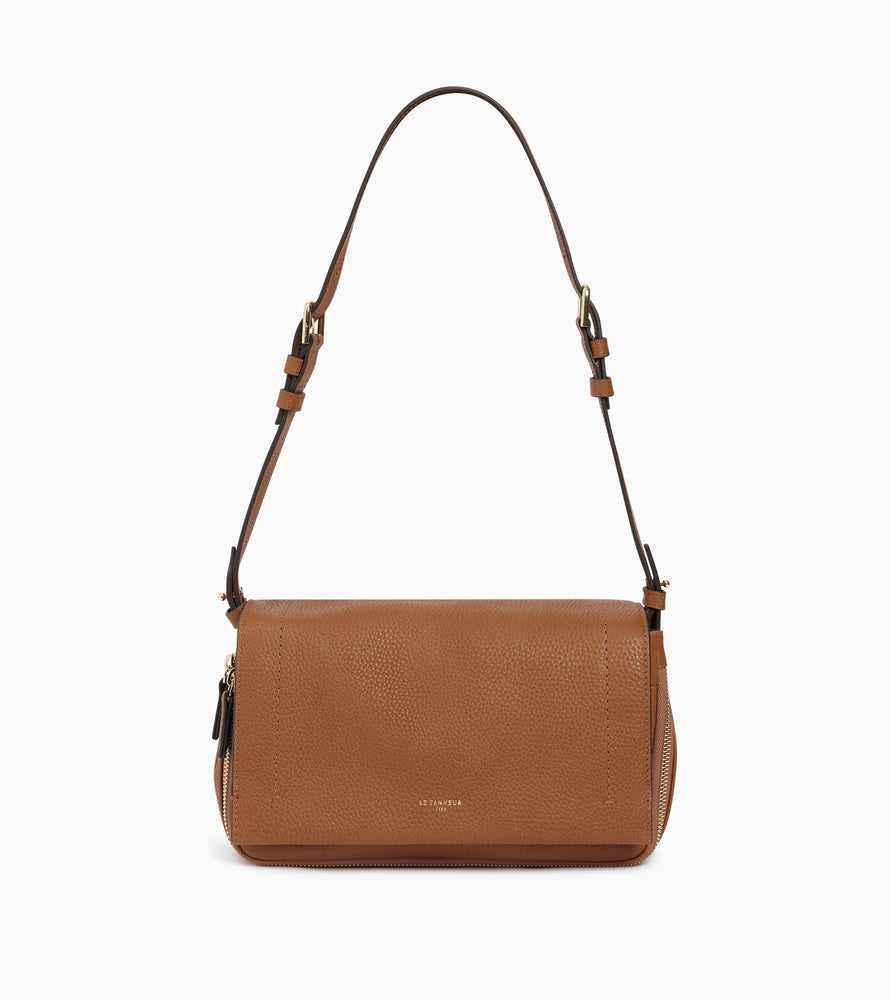 Aurore small shoulder bag in grained leather