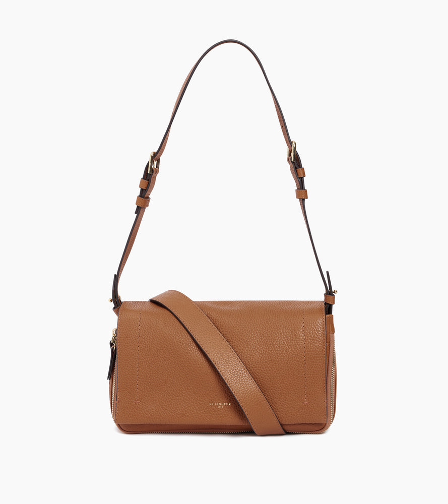 Aurore small shoulder bag in grained leather