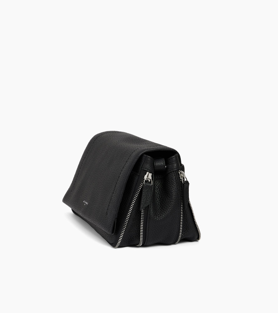 Aurore small shoulder bag in grained leather