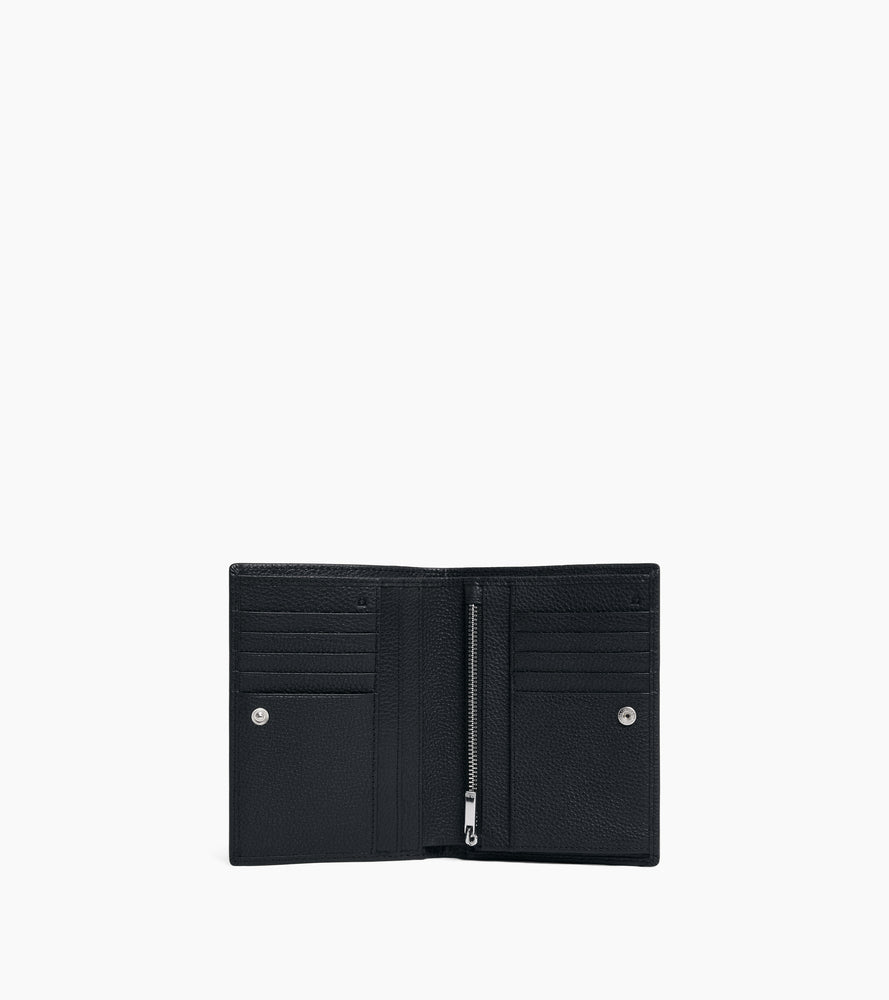 Charles large zipped wallet in grained leather