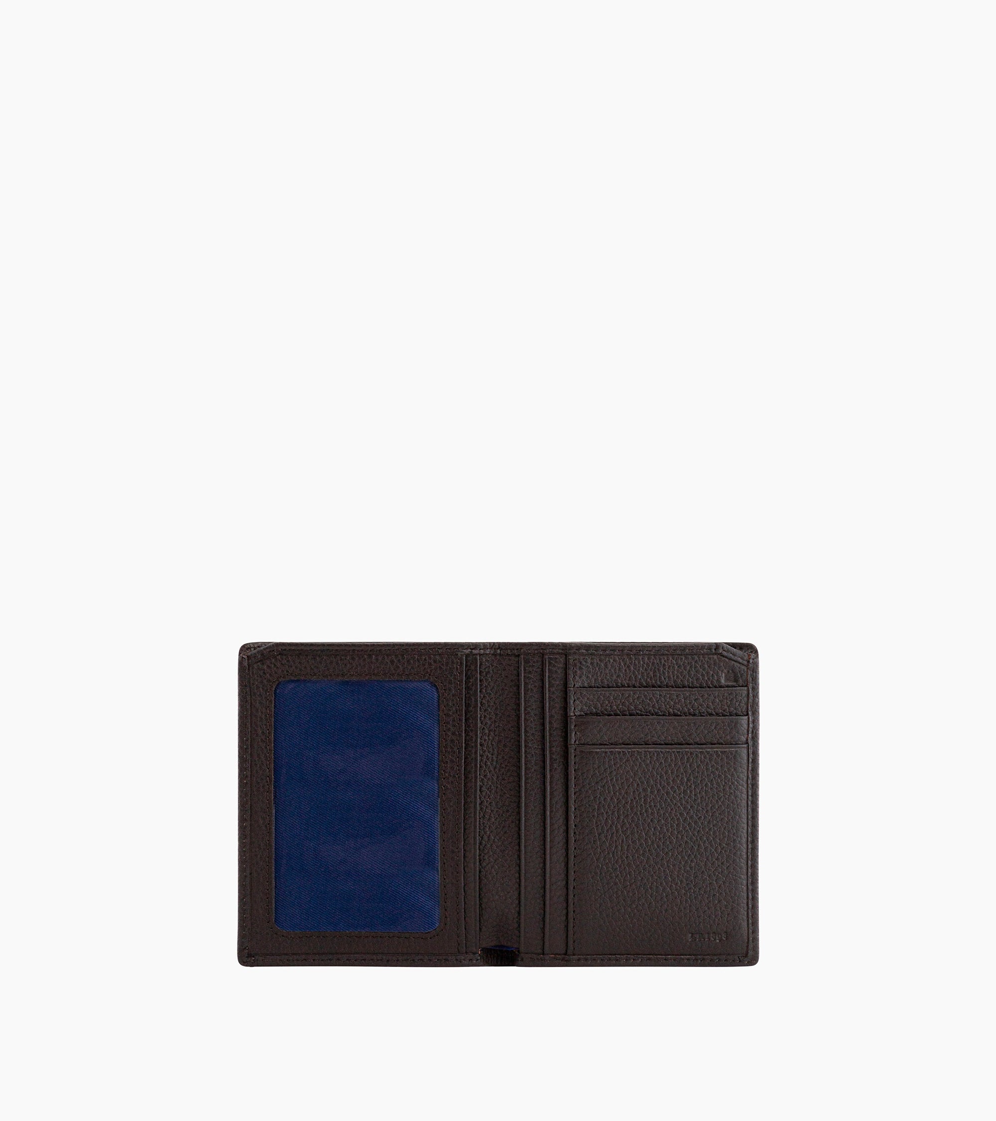Porte cartes moyen modèle Charles en cuir grainé