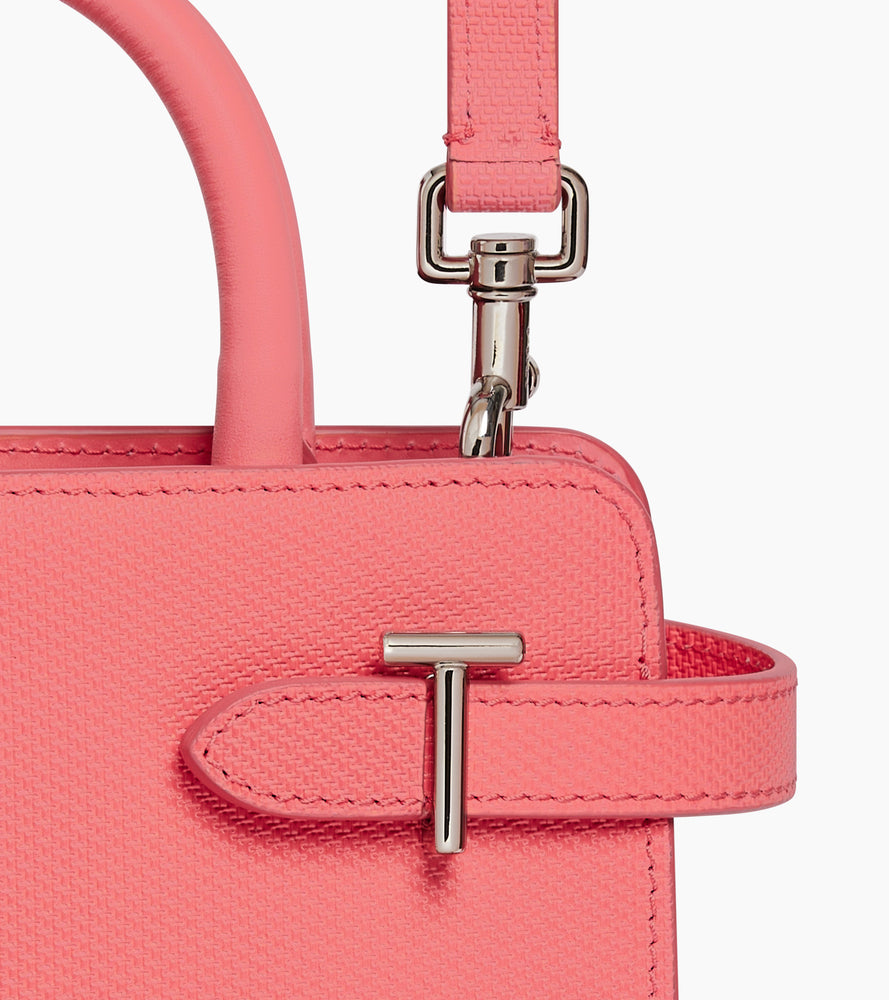 Emilie small handbag in signature T leather