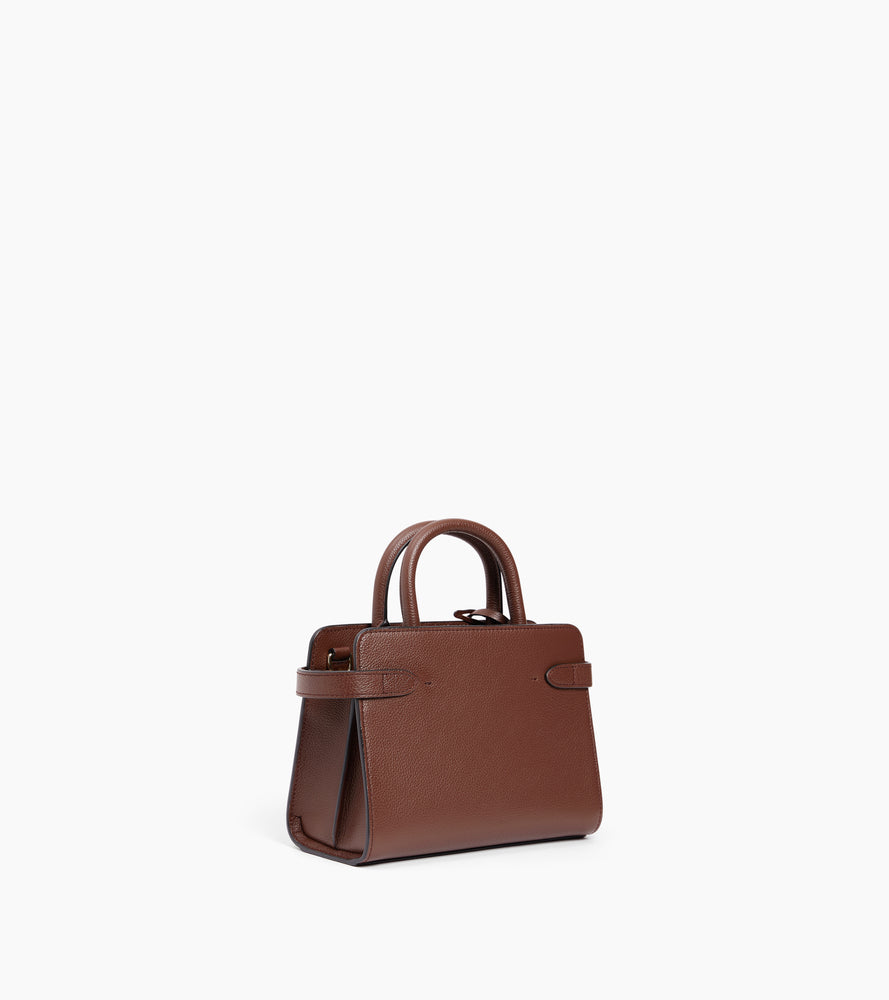 Emilie small handbag in grained leather