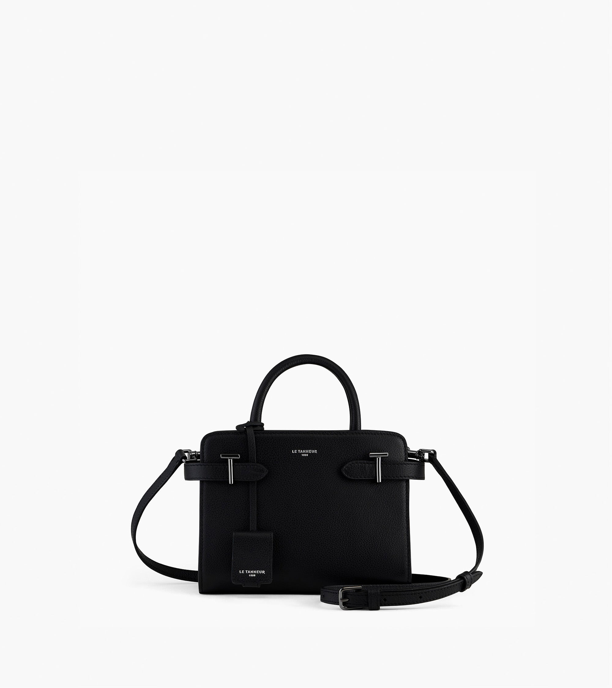 Emilie small handbag in pebbled leather