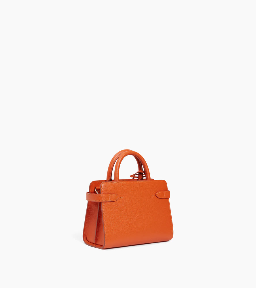 Emilie small handbag in grained leather