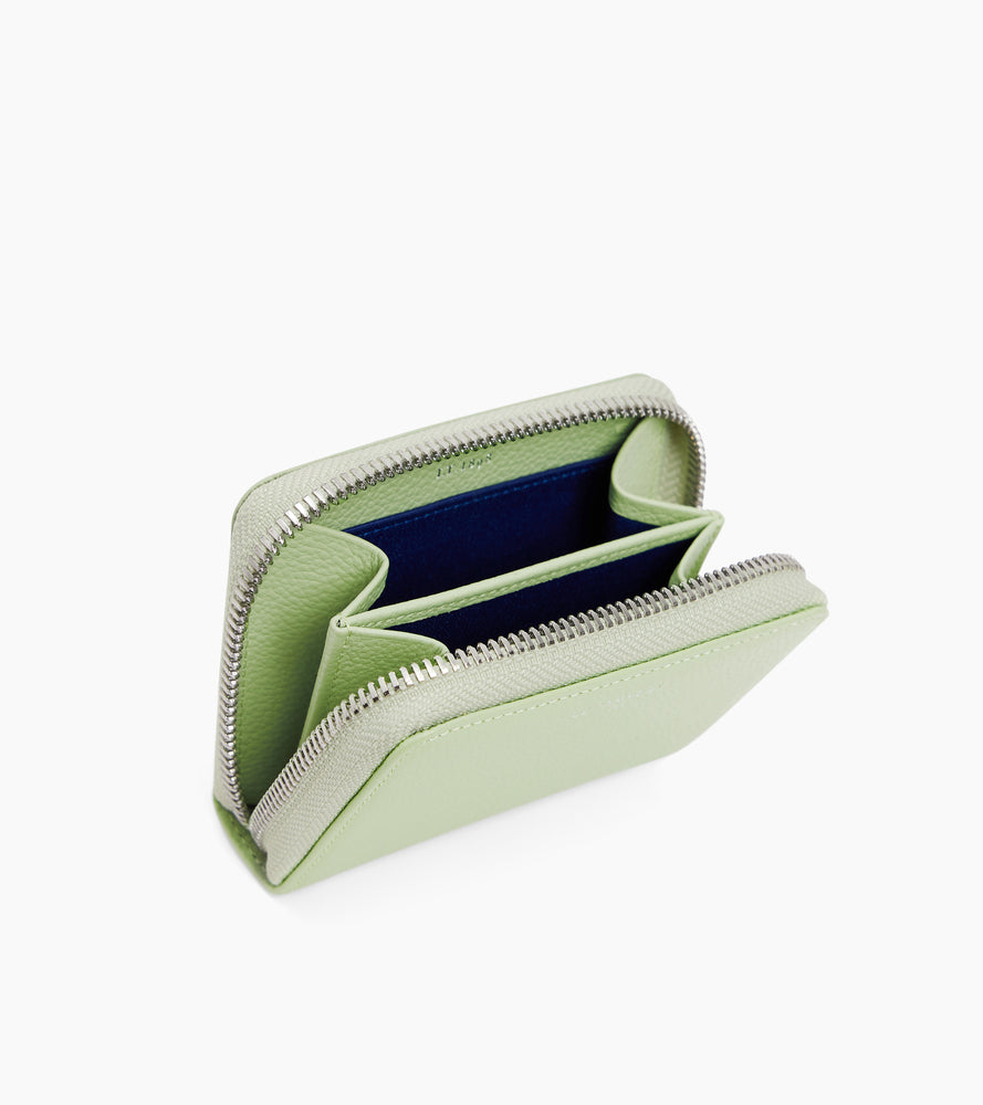 Emilie coin purse in grained leather