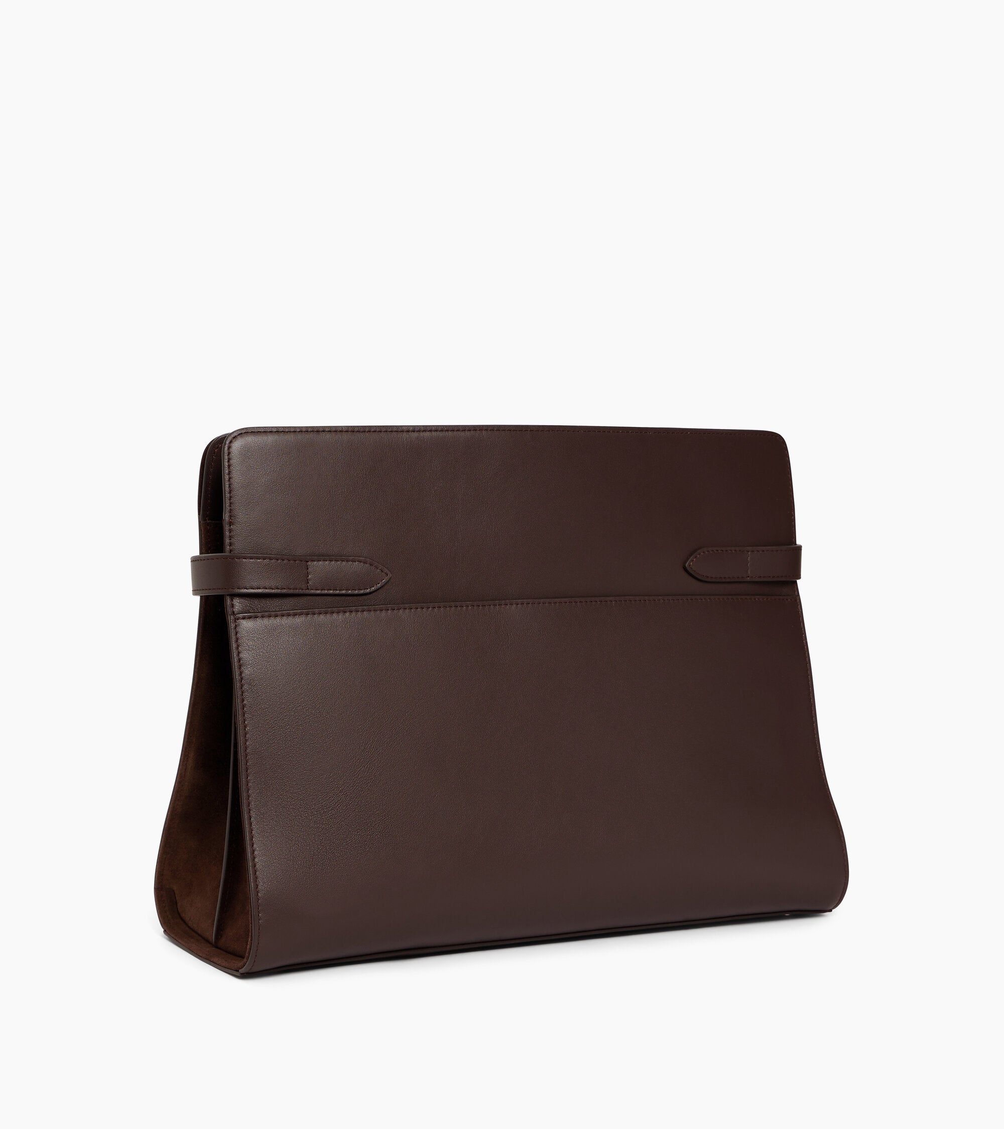 Maxi-Handtasche Emie aus Glatt- und Nubukleder