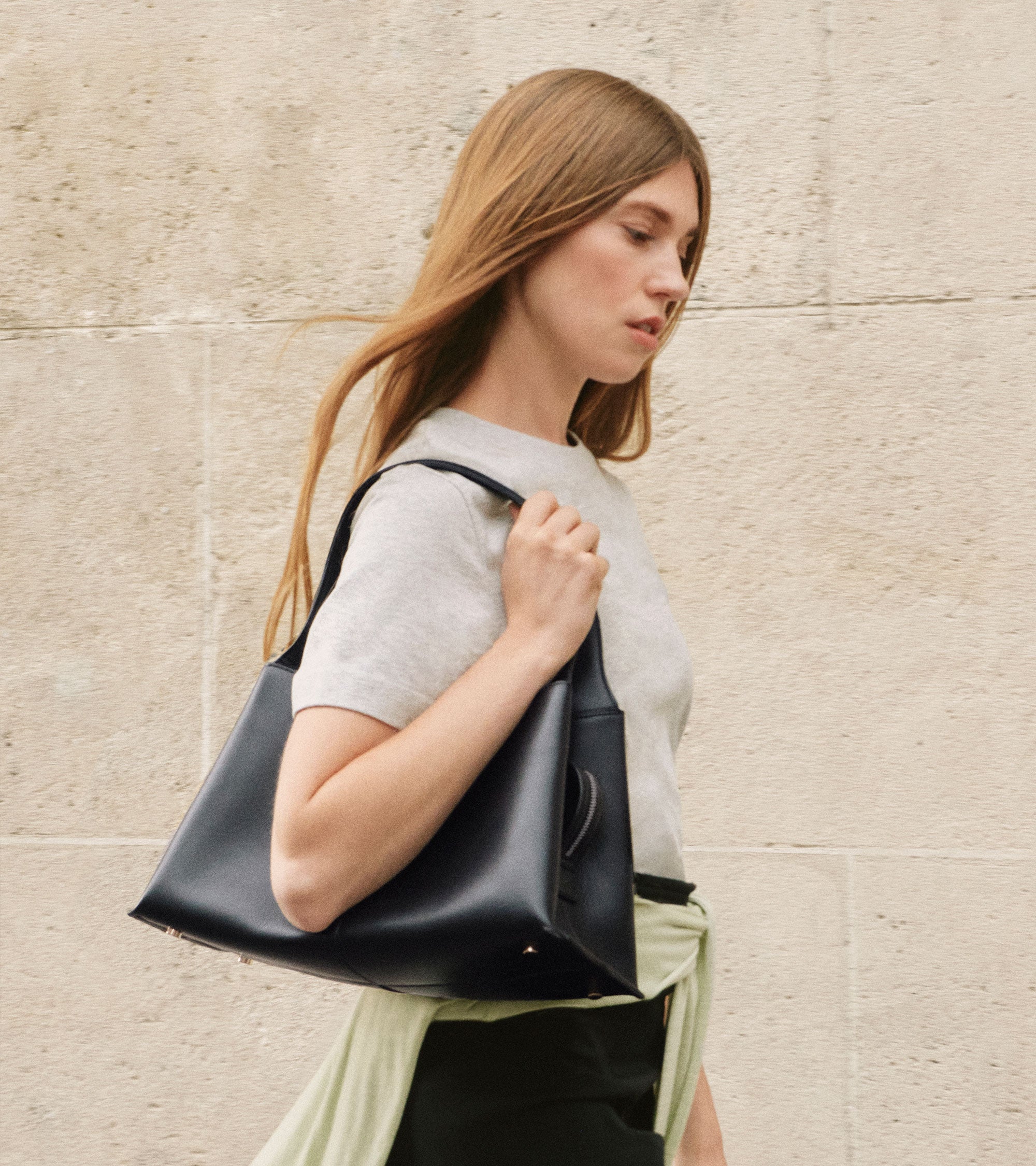 Petit sac à main Félicie en cuir lisse