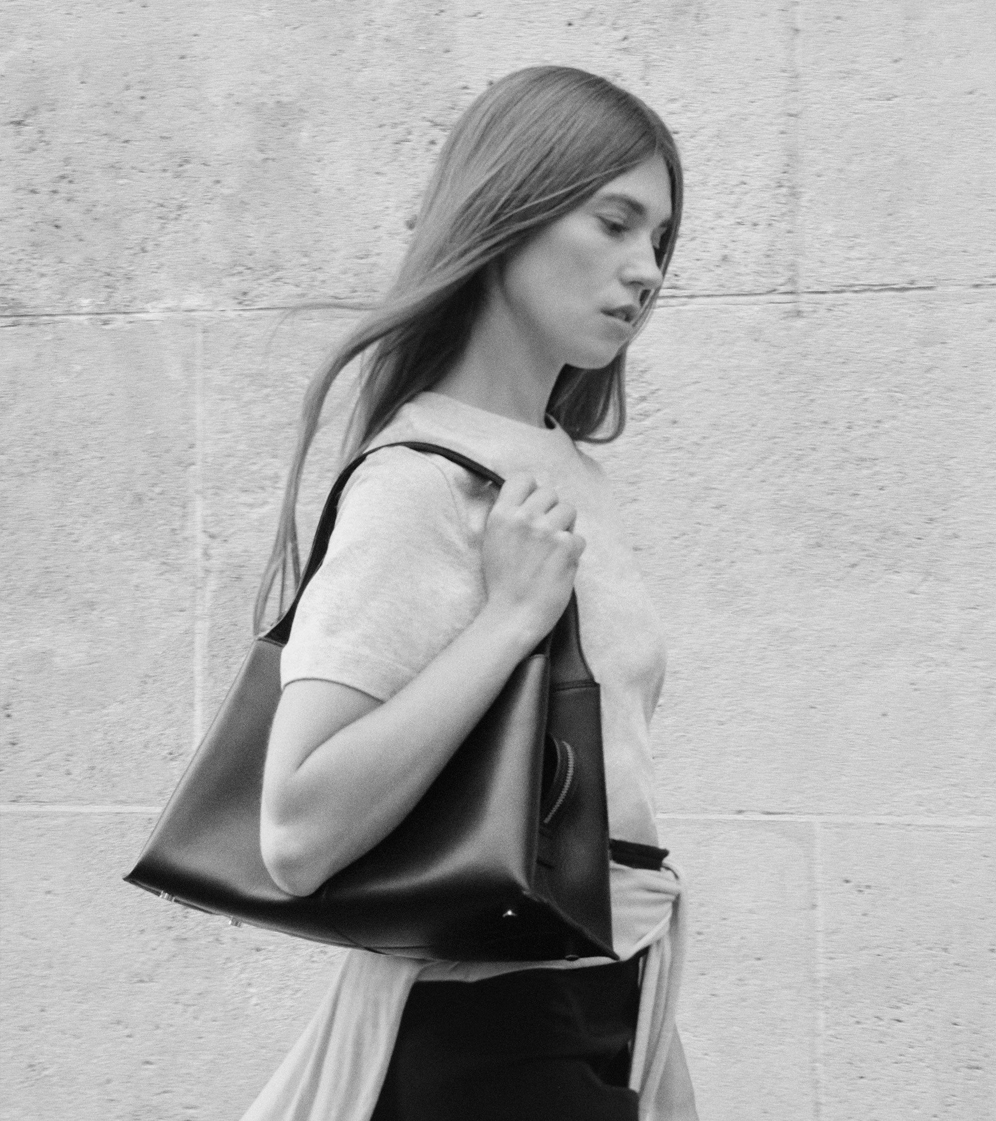 Petit sac à main Félicie en cuir lisse
