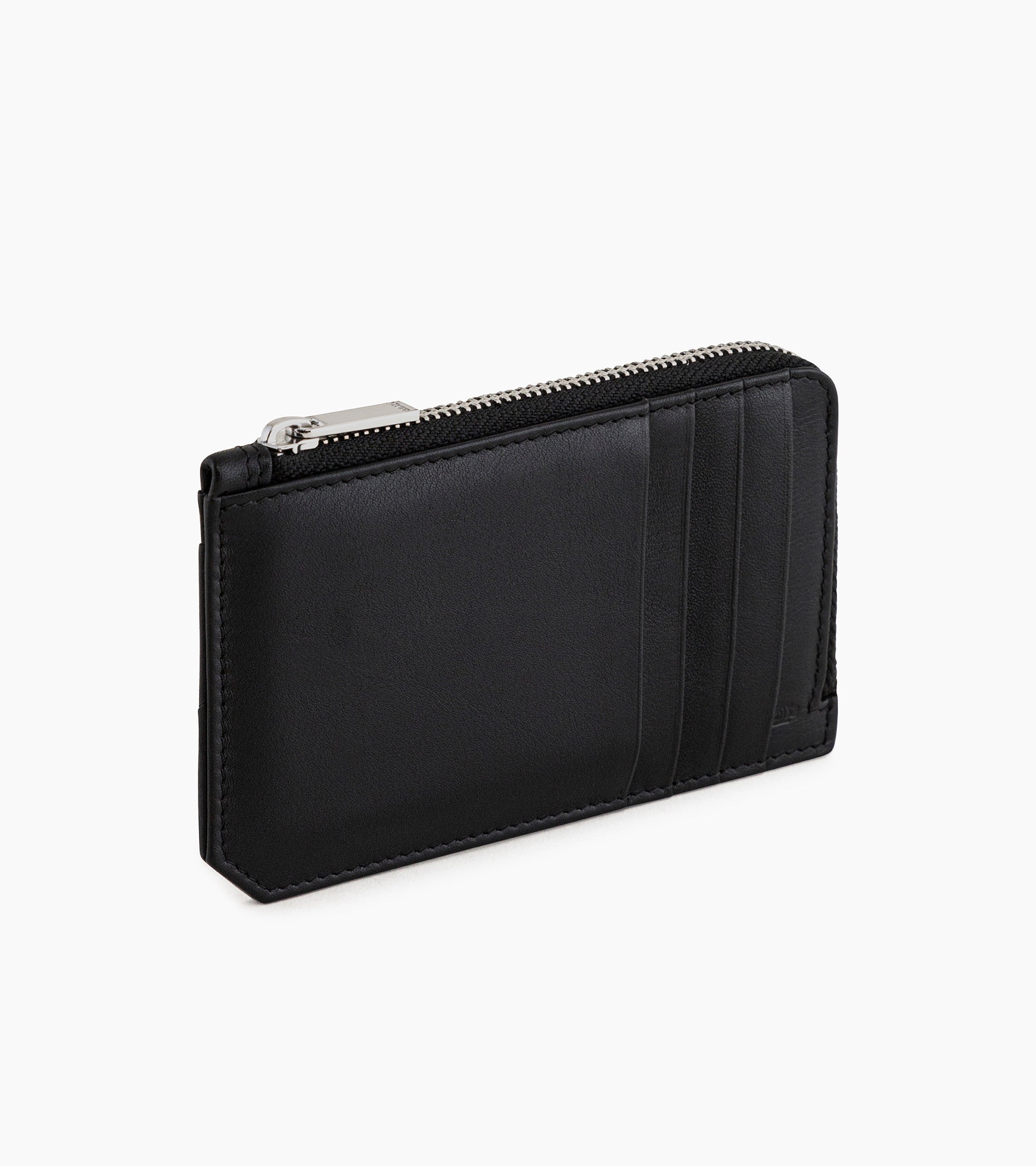 Georges smooth leather L-zip cardholder