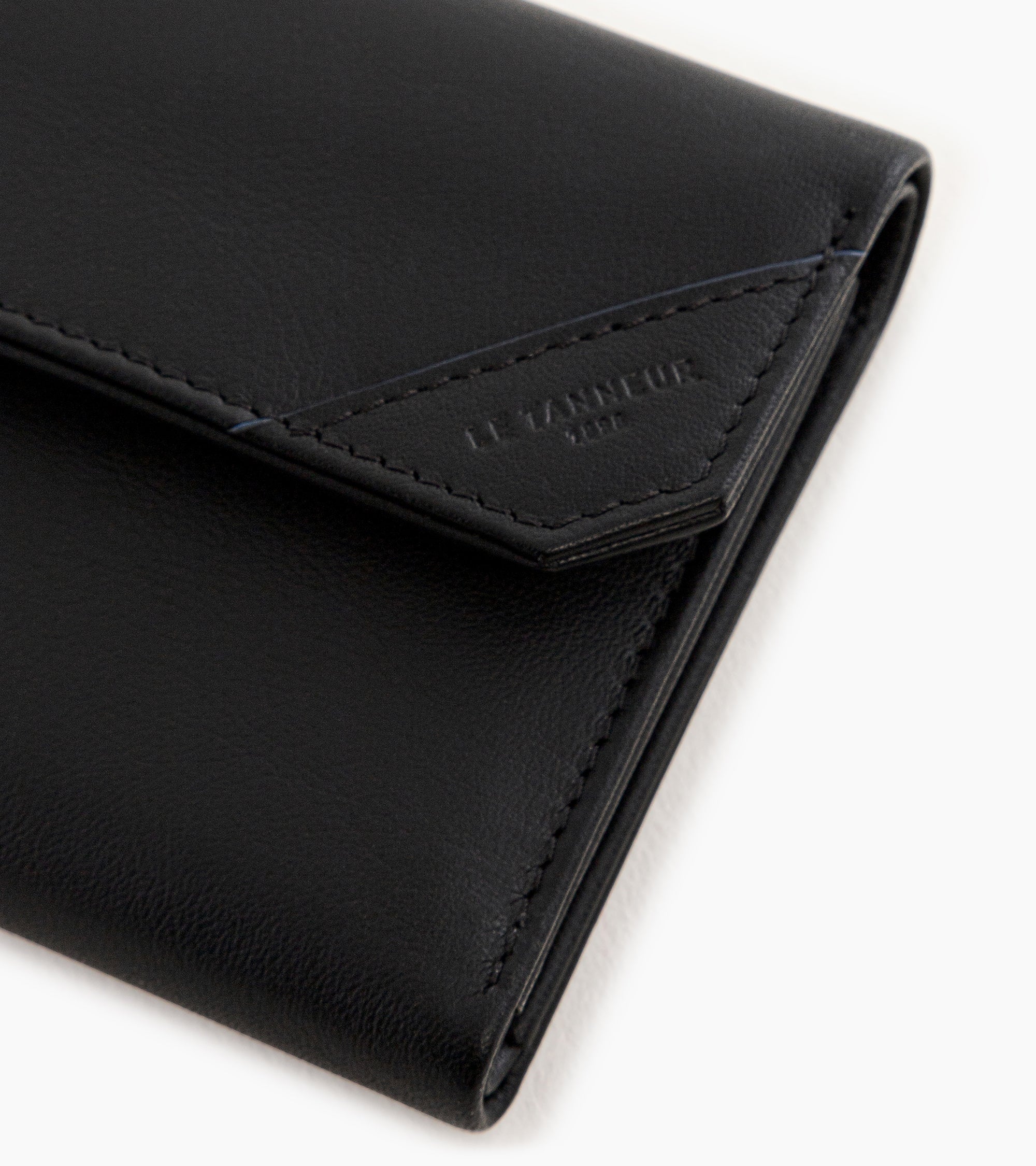 Georges smooth leather cardholder with coin pocket