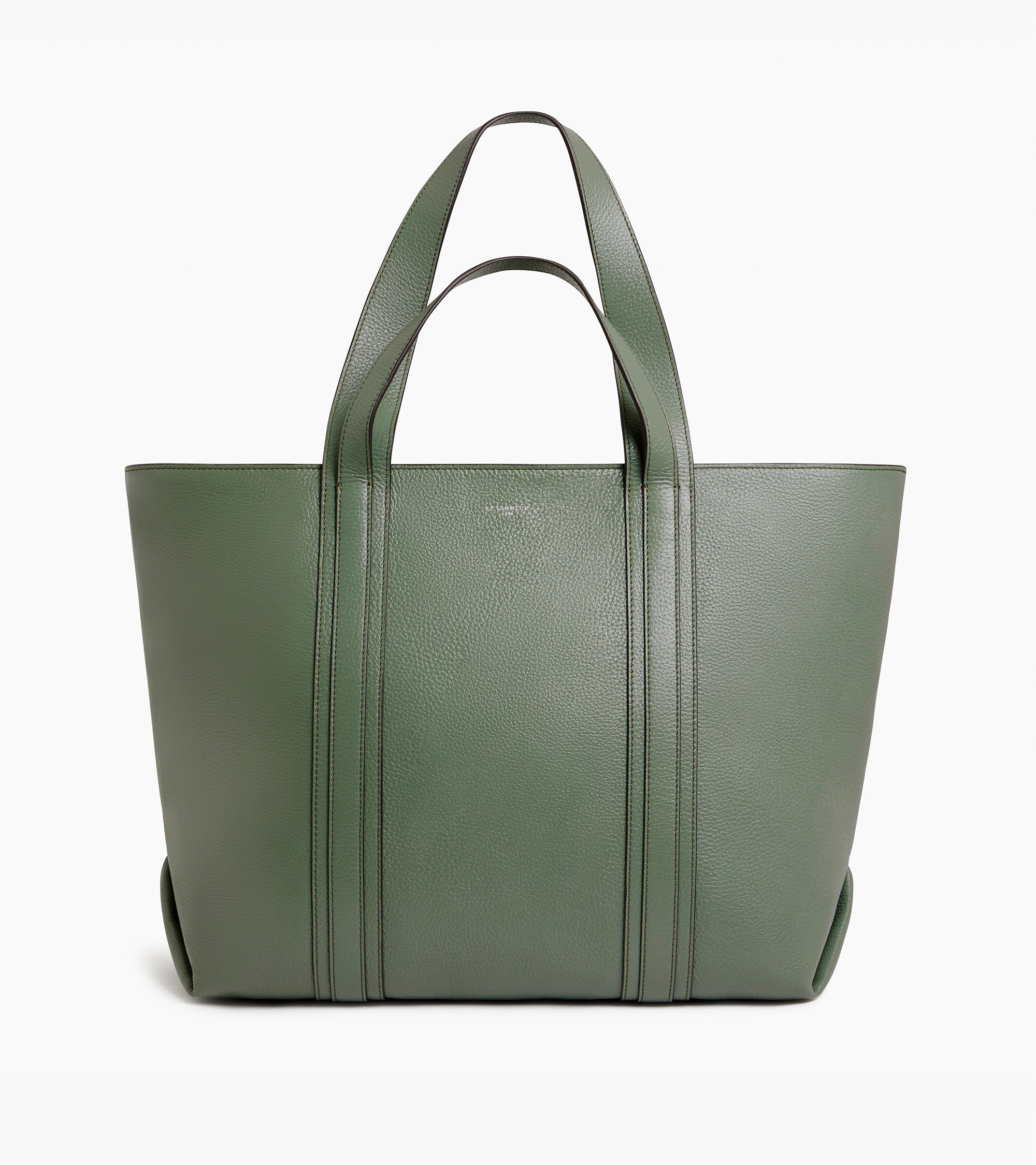 Grâce grained leather tote bag