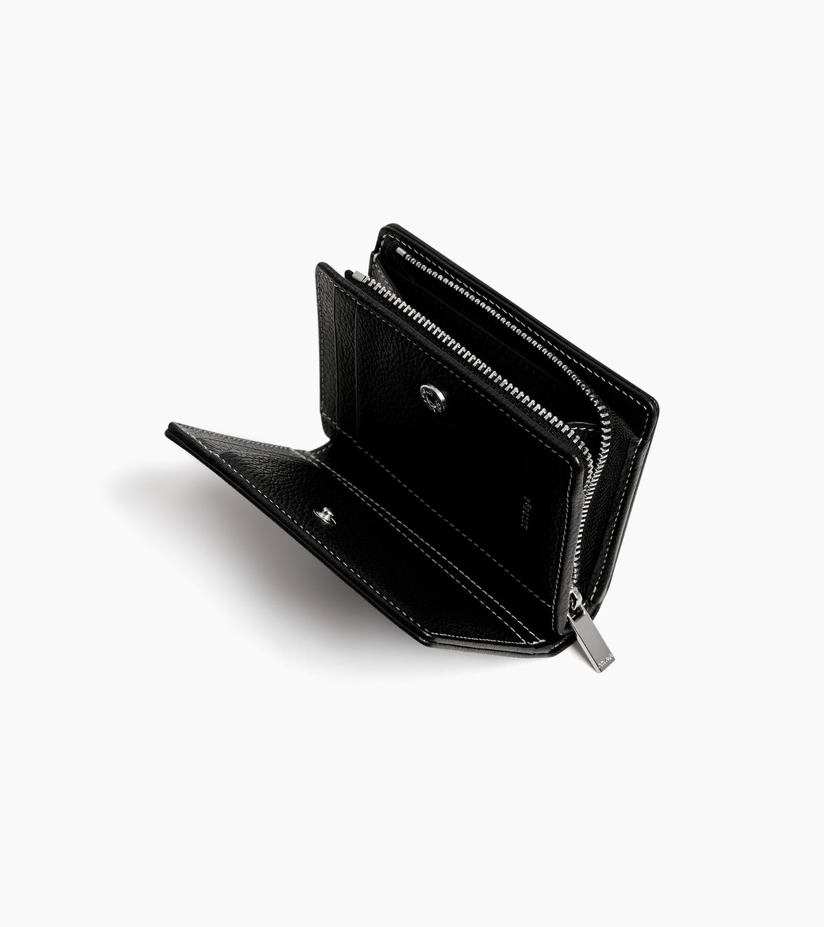 Marguerite small wallet in grained leather