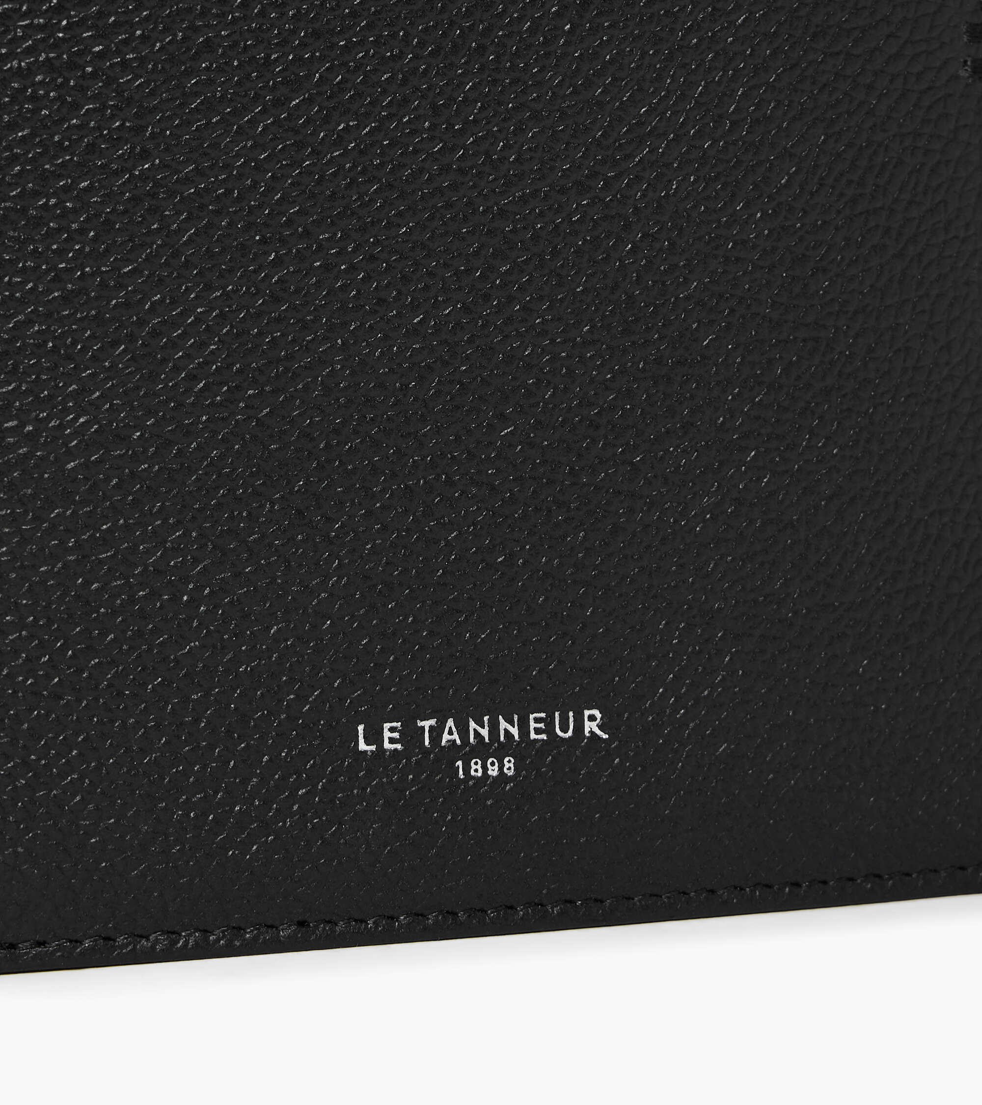 Brieftasche im Querformat mit Reißverschluss Lucien aus genarbtem Leder