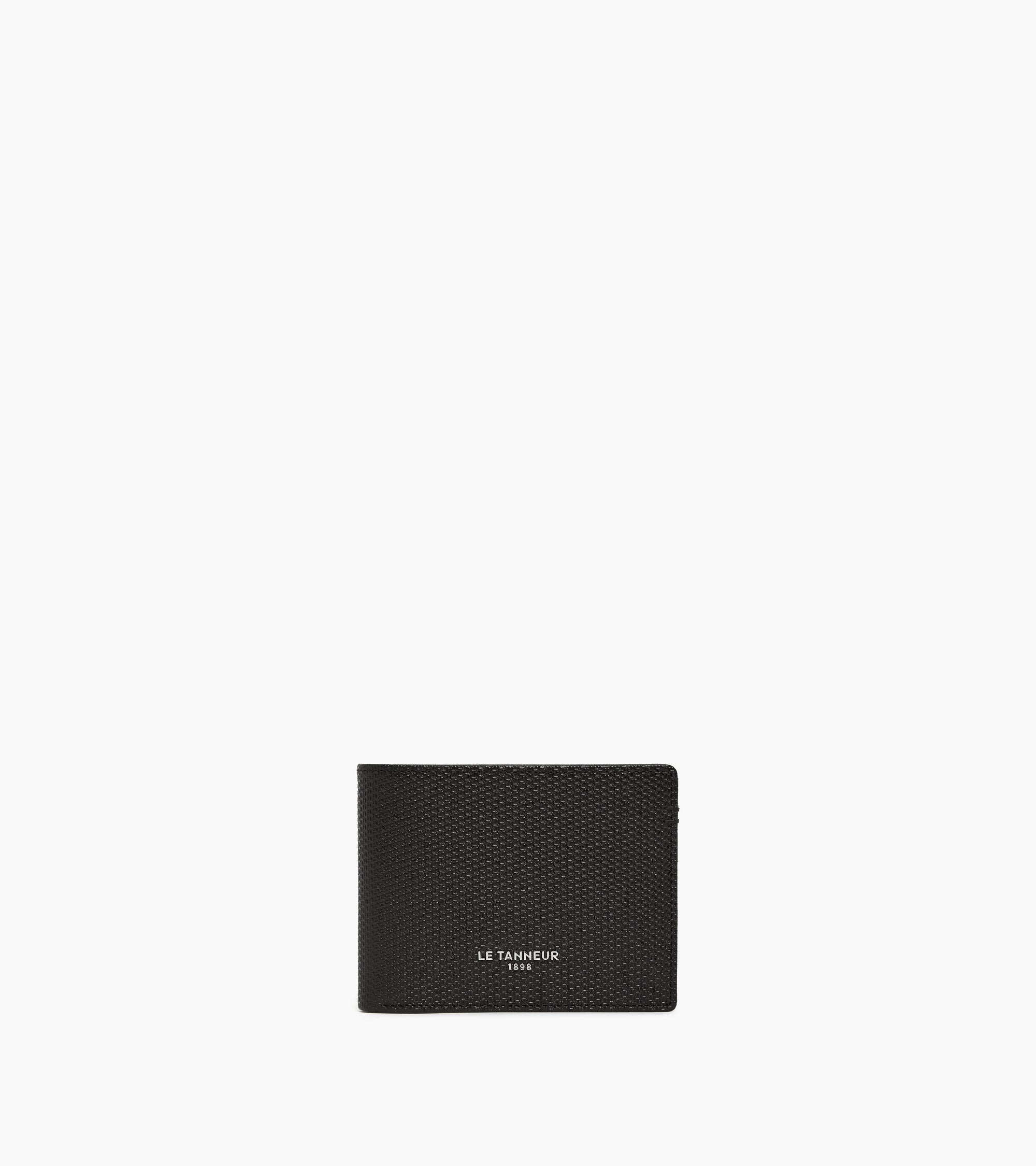 Lucien horizontal zipped wallet signature T leather