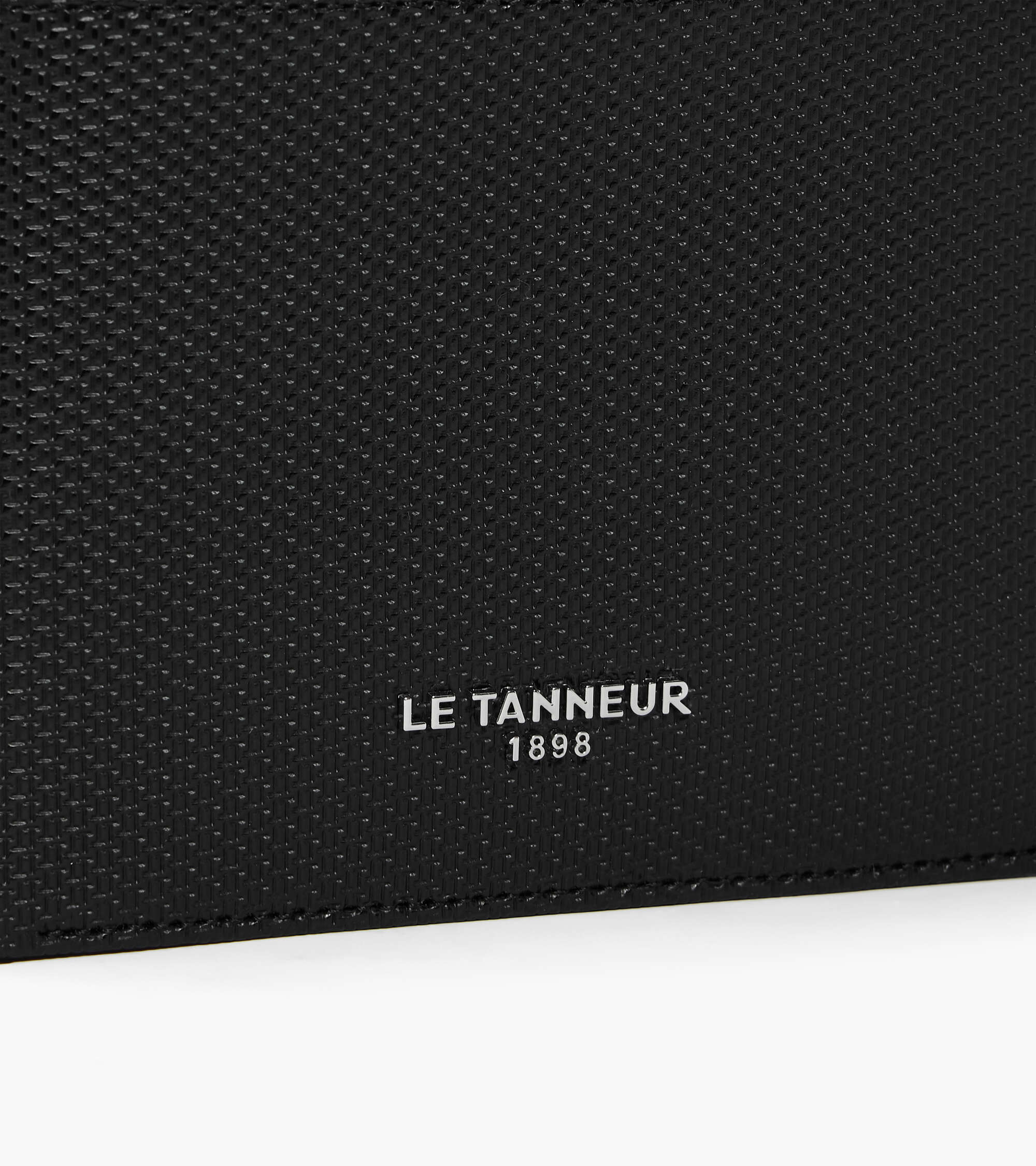 Lucien horizontal zipped wallet signature T leather